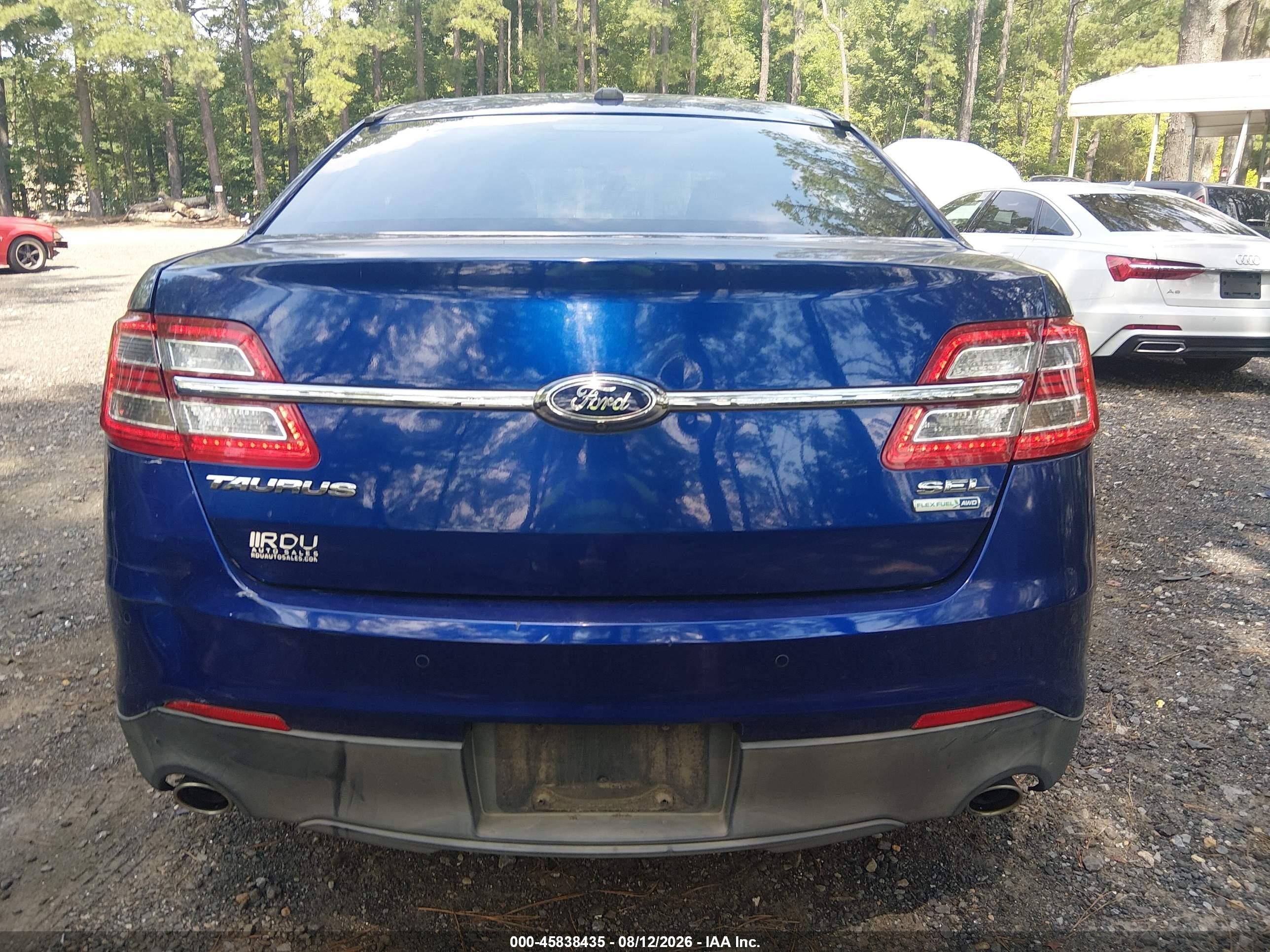 2015 Ford Taurus Sel Blue vin: 1FAHP2H88FG110708