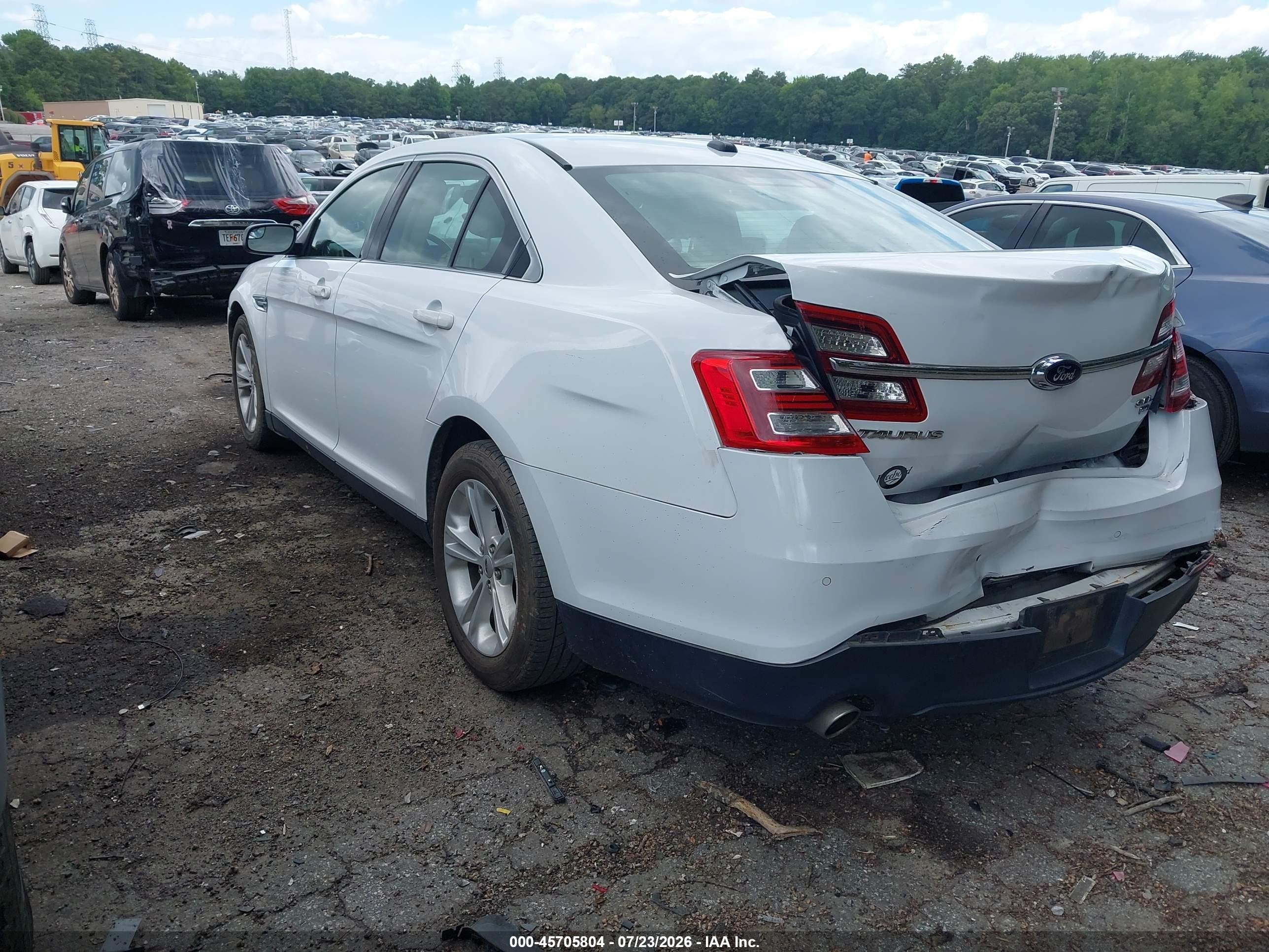 2015 Ford Taurus Sel White vin: 1FAHP2H88FG175381