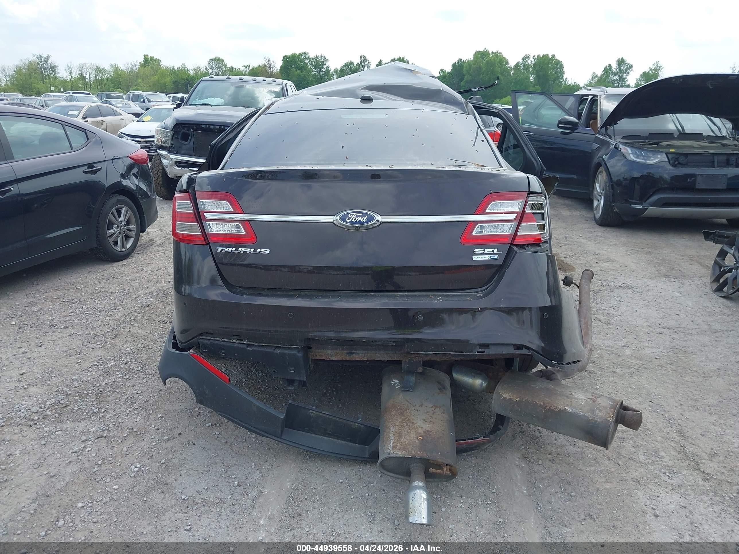 2013 Ford Taurus Sel Черный vin: 1FAHP2H89DG191876