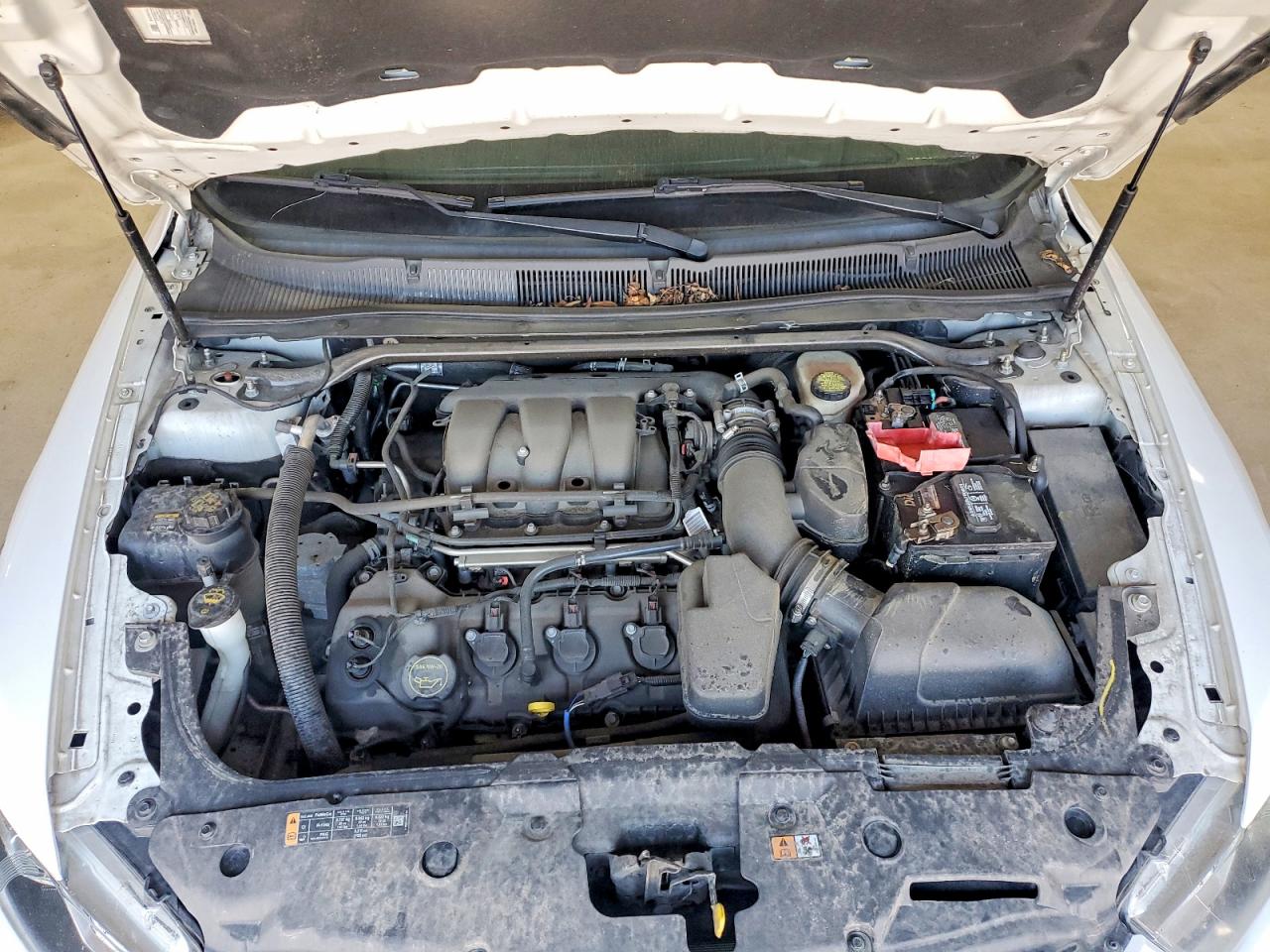 2015 Ford Taurus Sel White vin: 1FAHP2H89FG174613