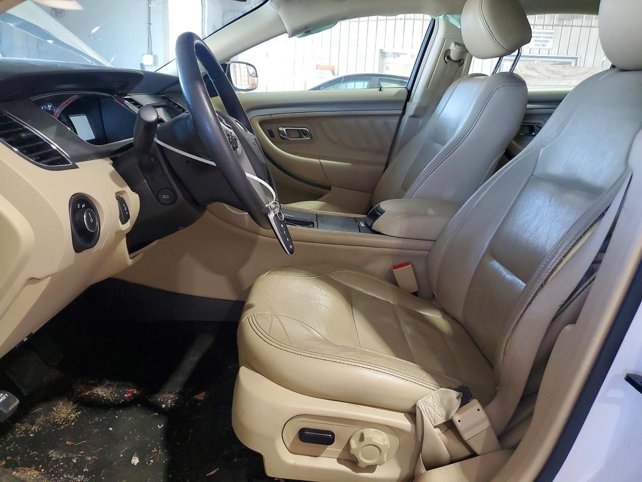 2015 Ford Taurus Sel White vin: 1FAHP2H89FG174613