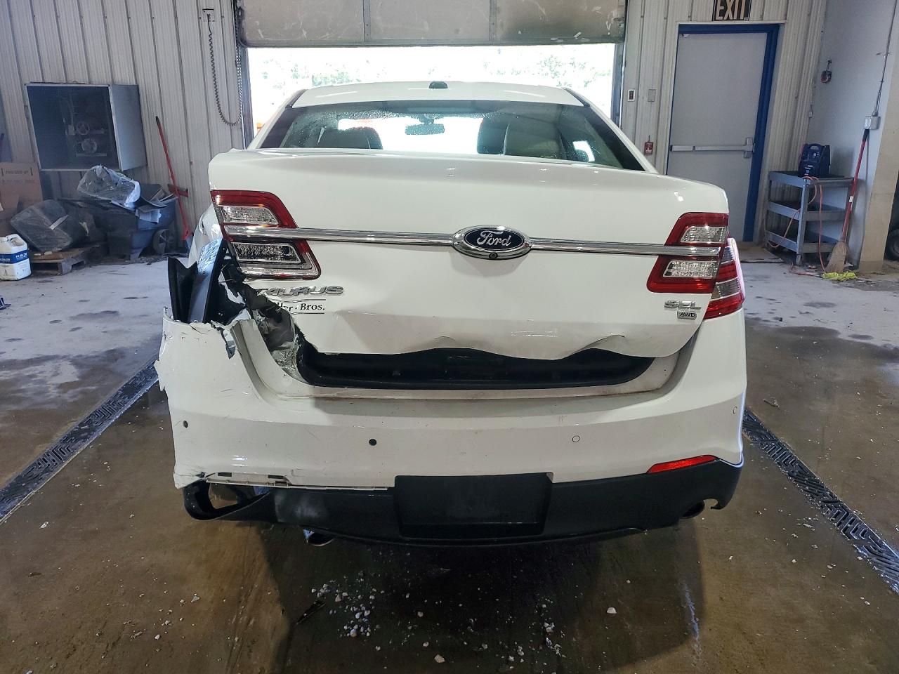 2015 Ford Taurus Sel White vin: 1FAHP2H89FG174613