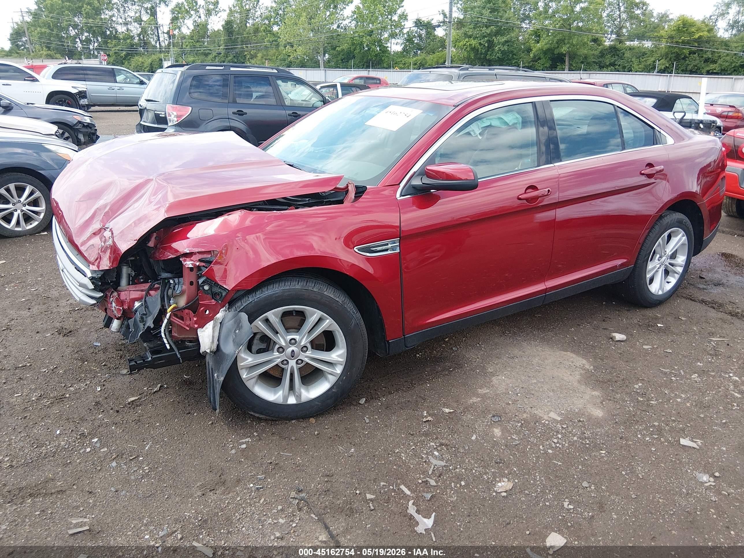 2015 Ford Taurus Sel Maroon vin: 1FAHP2H89FG177429