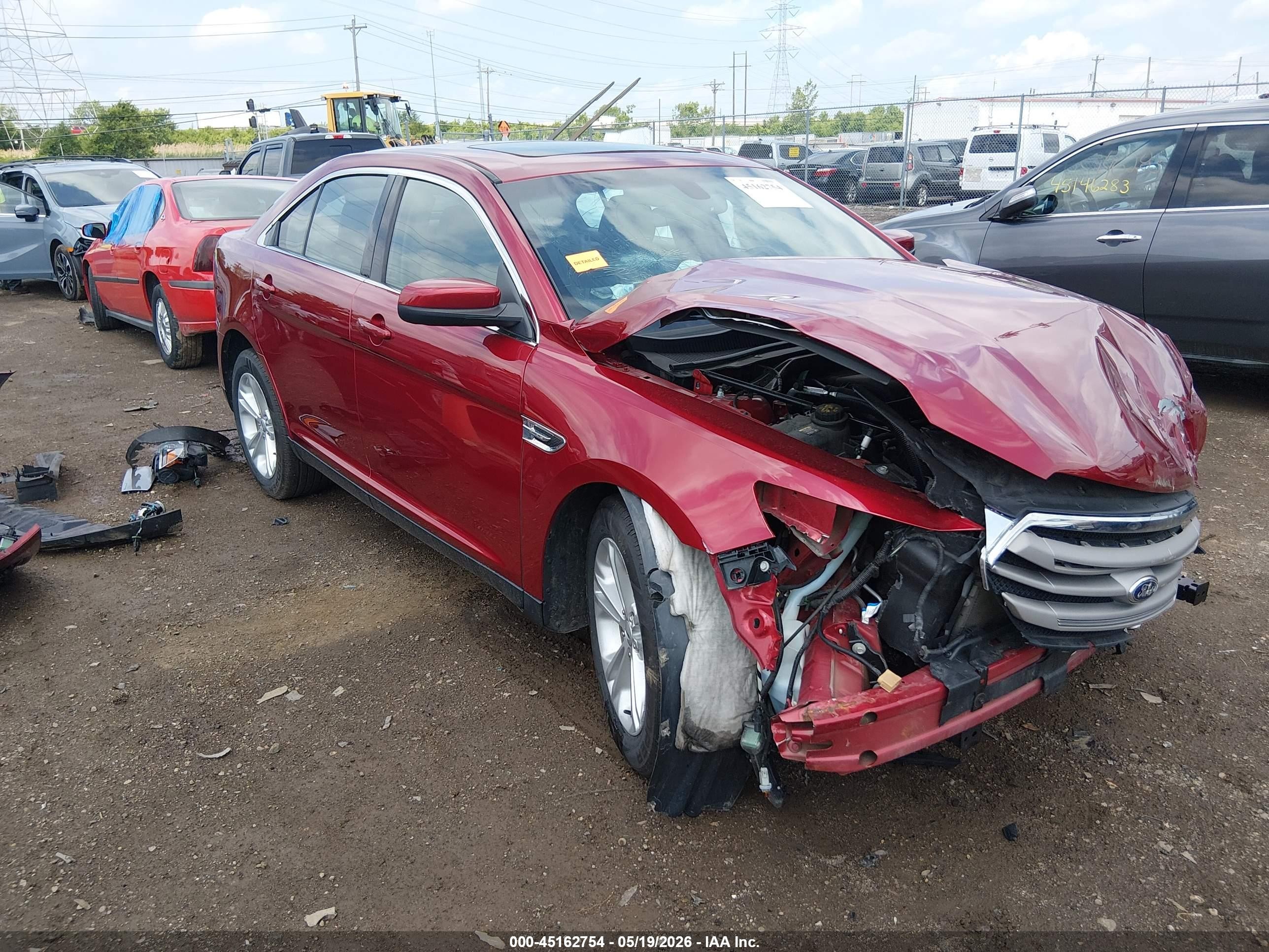 2015 Ford Taurus Sel Maroon vin: 1FAHP2H89FG177429
