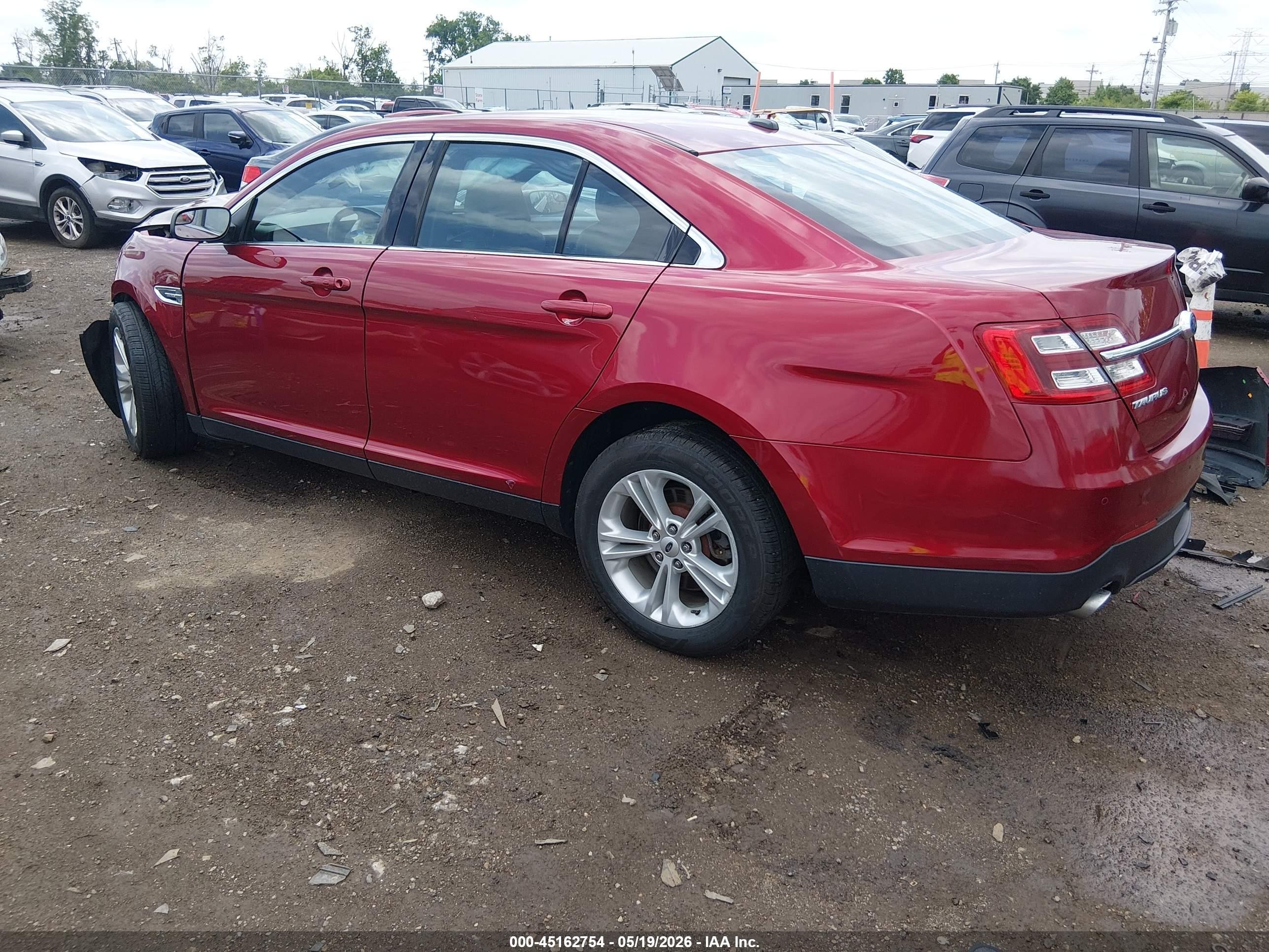 2015 Ford Taurus Sel Maroon vin: 1FAHP2H89FG177429