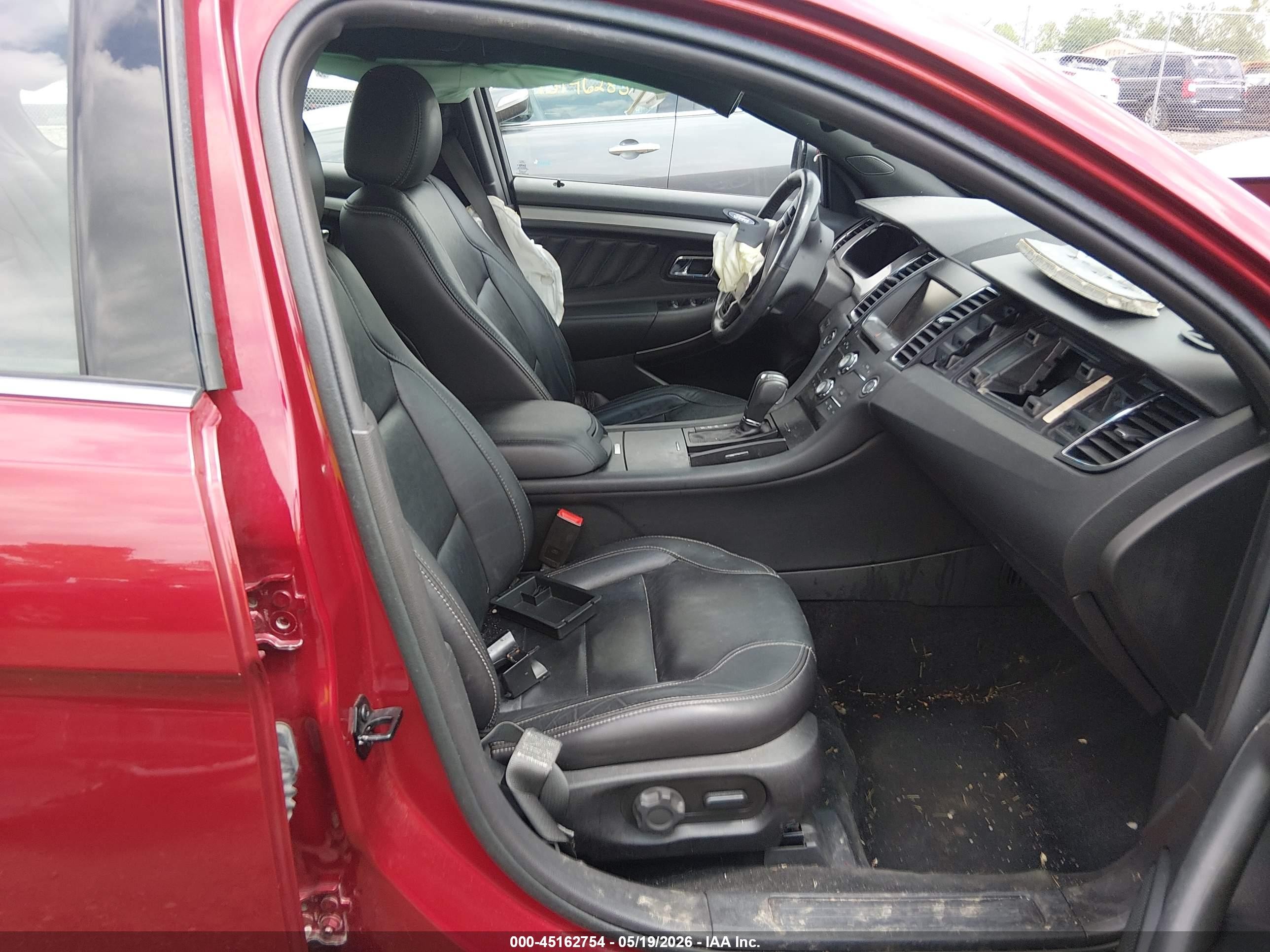 2015 Ford Taurus Sel Maroon vin: 1FAHP2H89FG177429