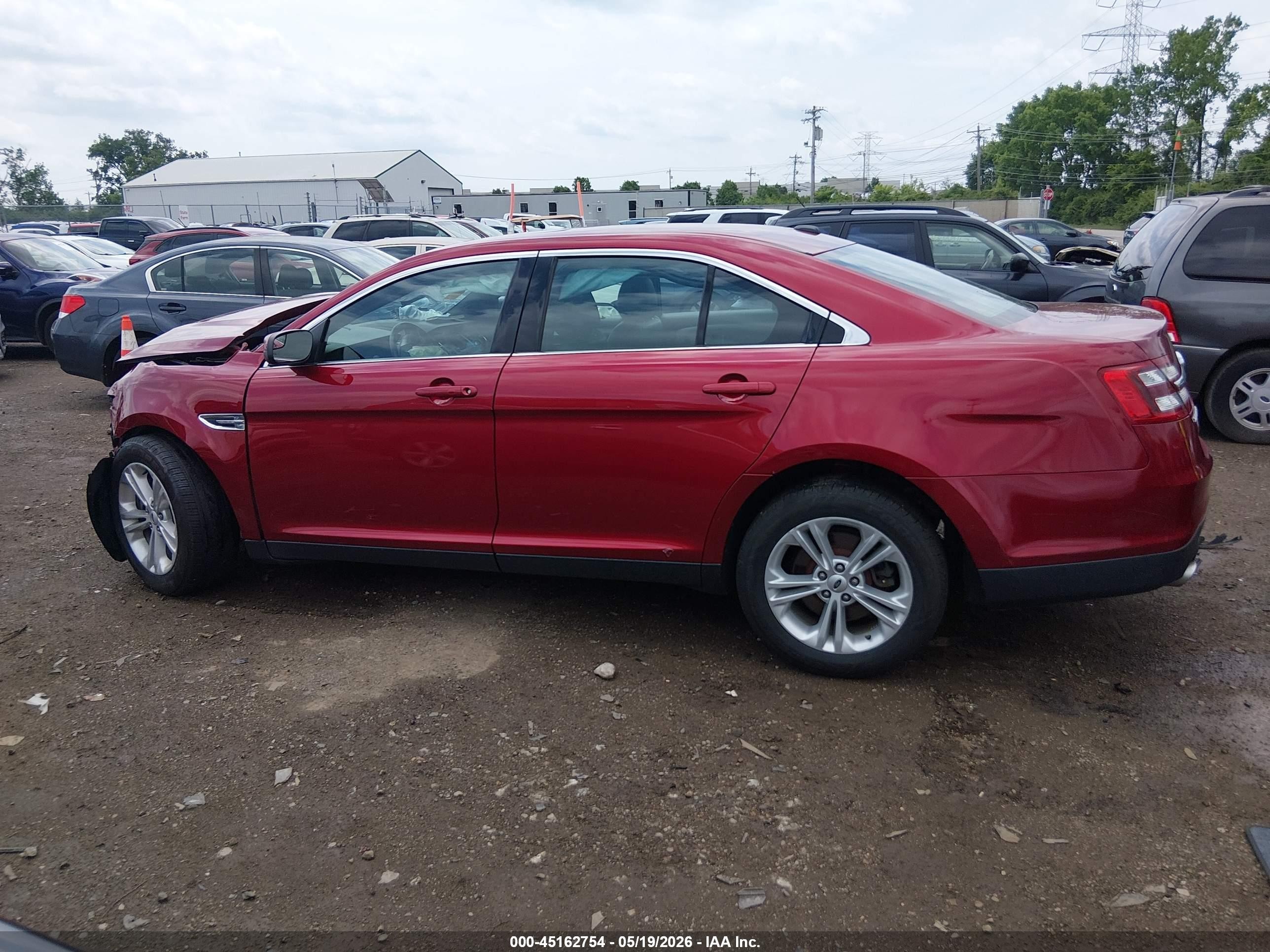 2015 Ford Taurus Sel Maroon vin: 1FAHP2H89FG177429