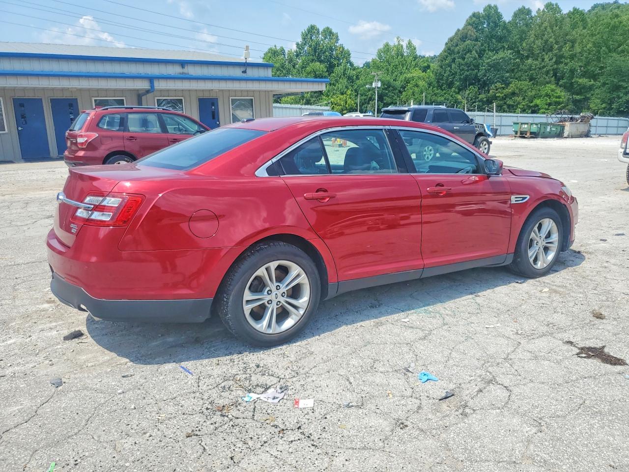 2015 Ford Taurus Sel Red vin: 1FAHP2H89FG188317