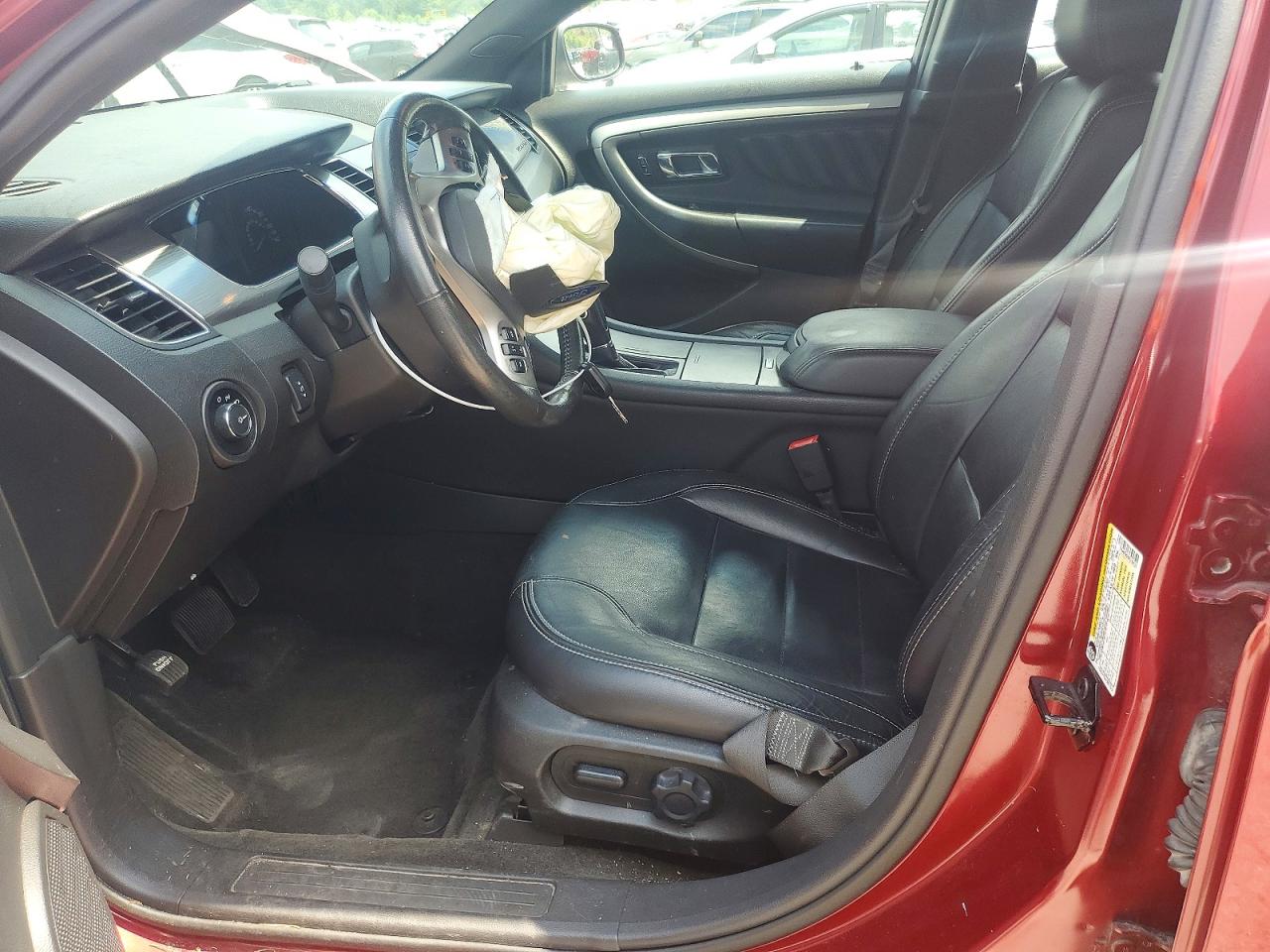 2015 Ford Taurus Sel Red vin: 1FAHP2H89FG188317