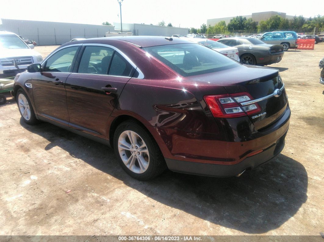 2018 Ford Taurus Sel Maroon vin: 1FAHP2H89JG125226