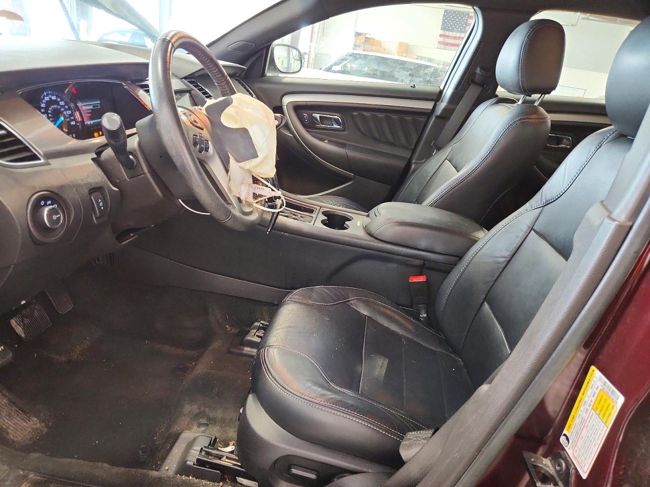 2018 Ford Taurus Sel Maroon vin: 1FAHP2H89JG125226
