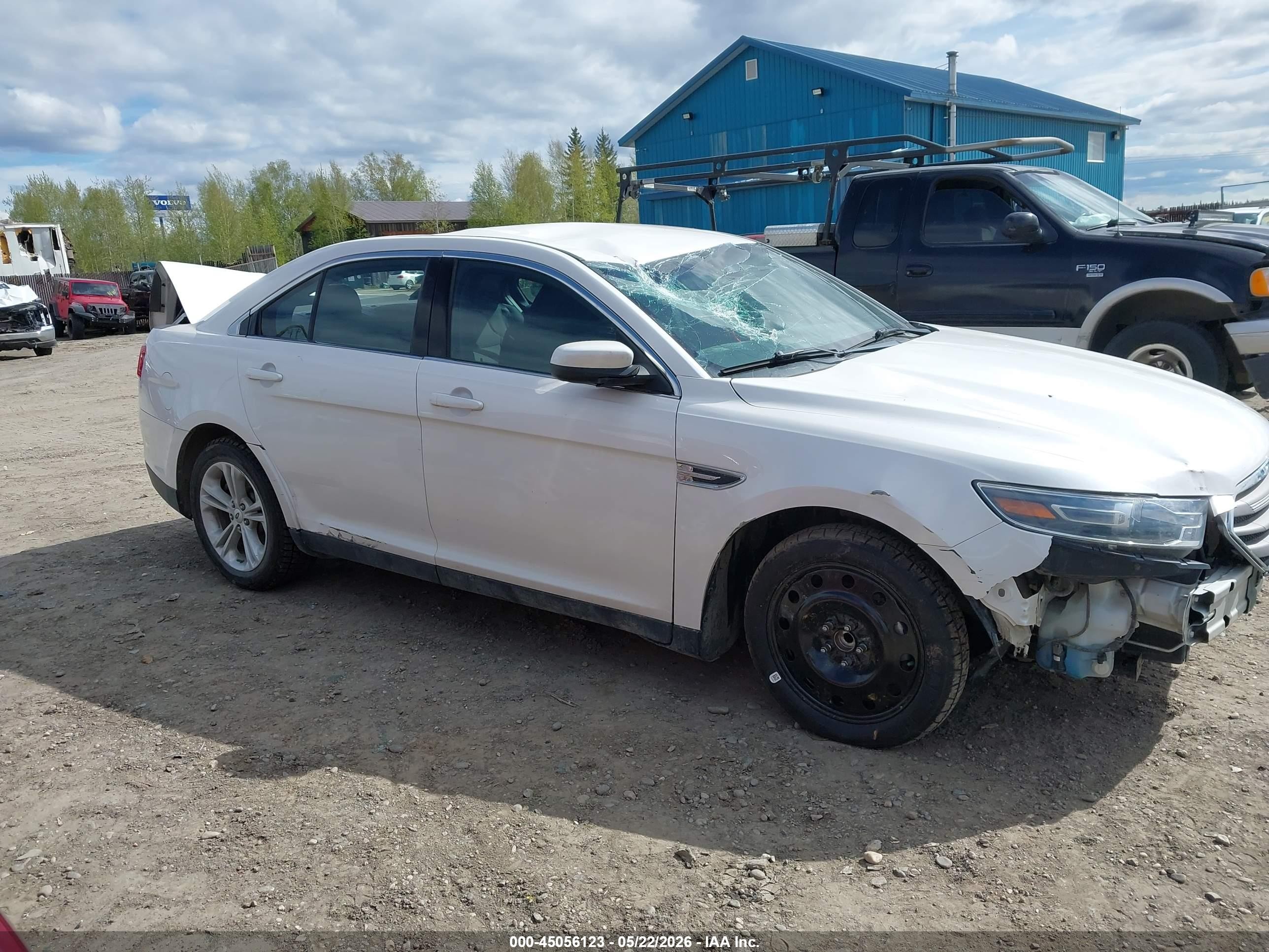 2015 Ford Taurus Sel White vin: 1FAHP2H8XFG175429
