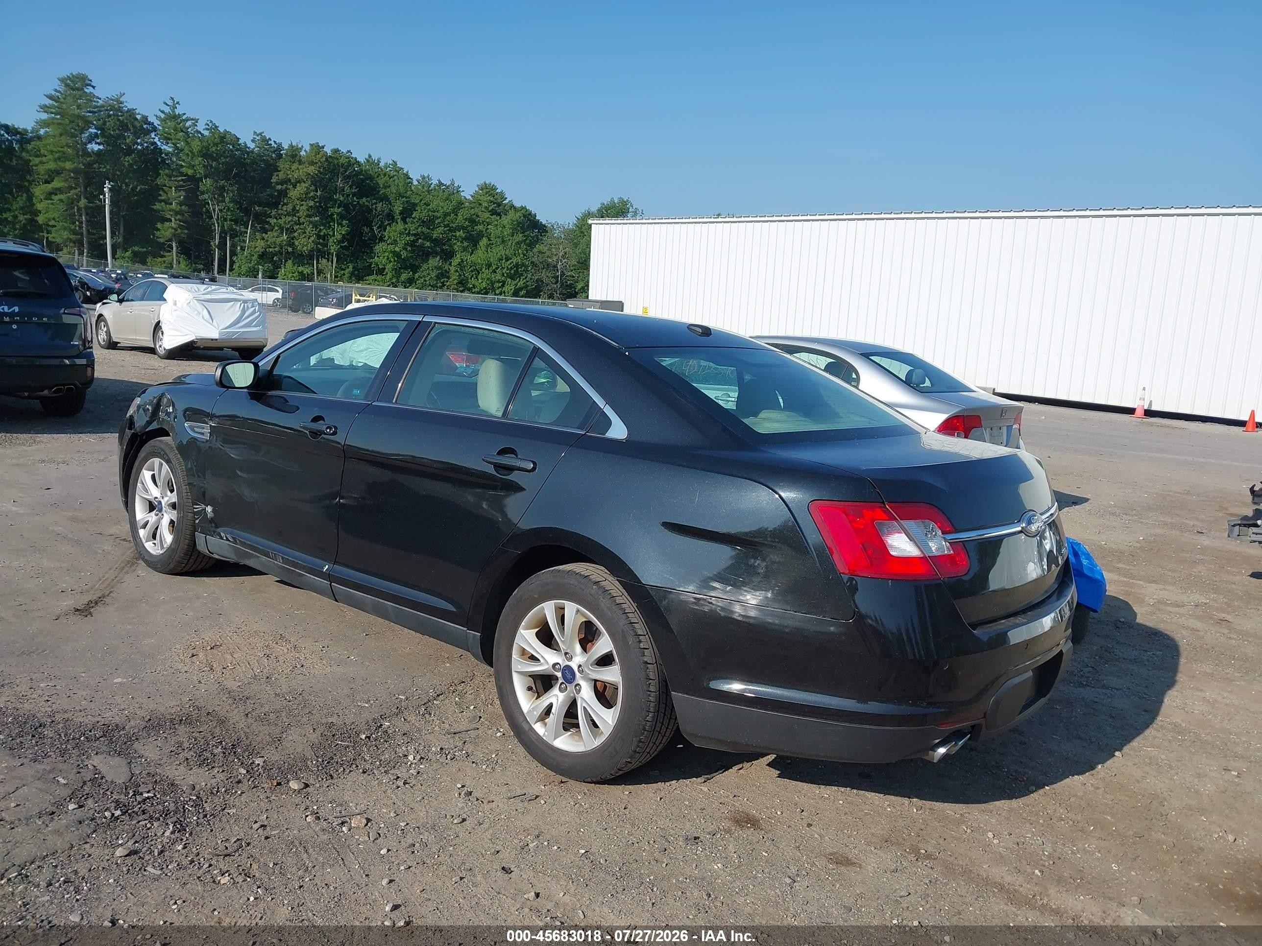 2011 Ford Taurus Sel Black vin: 1FAHP2HW0BG138527
