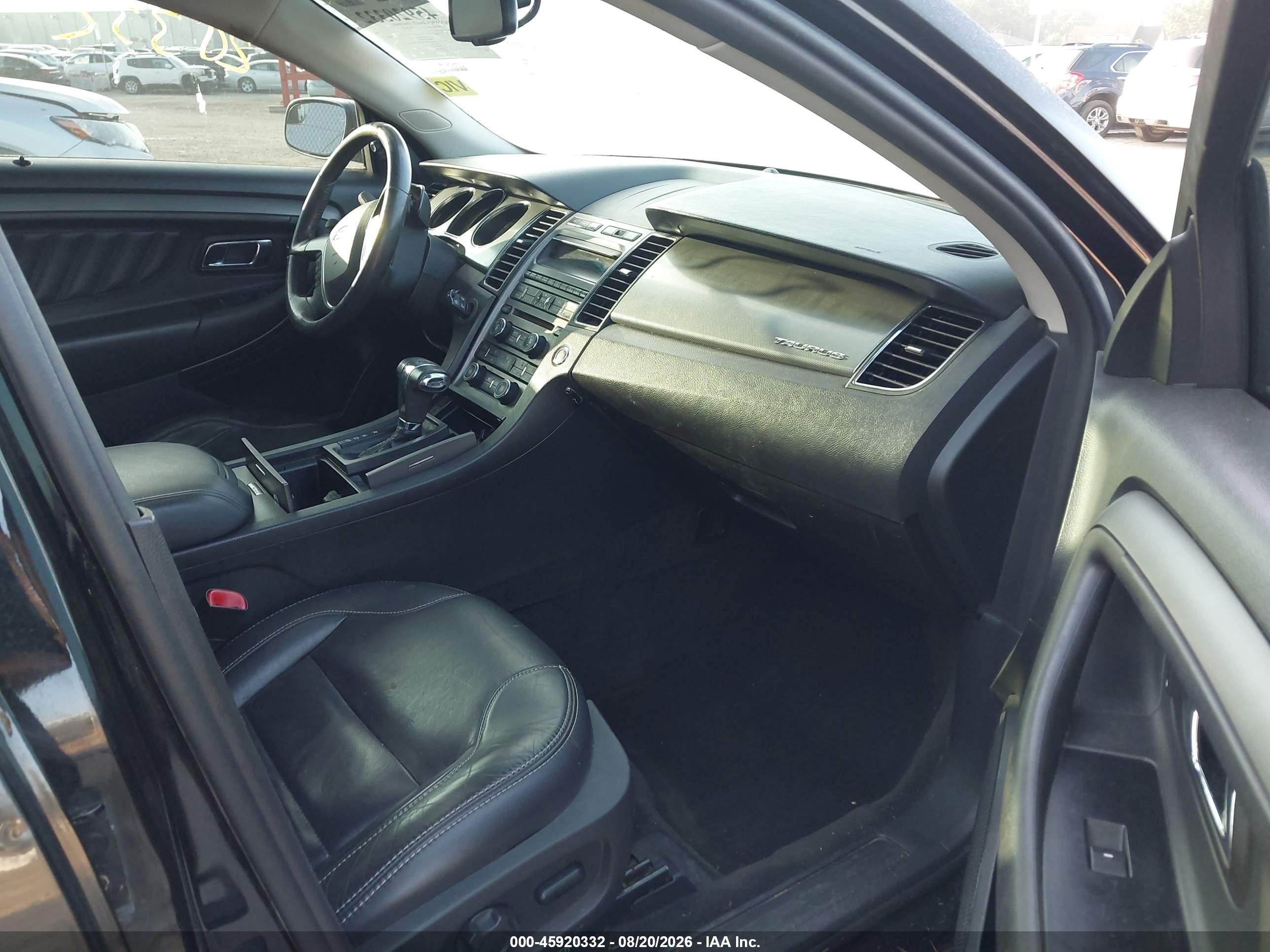 2012 Ford Taurus Sel Black vin: 1FAHP2HW0CG115864
