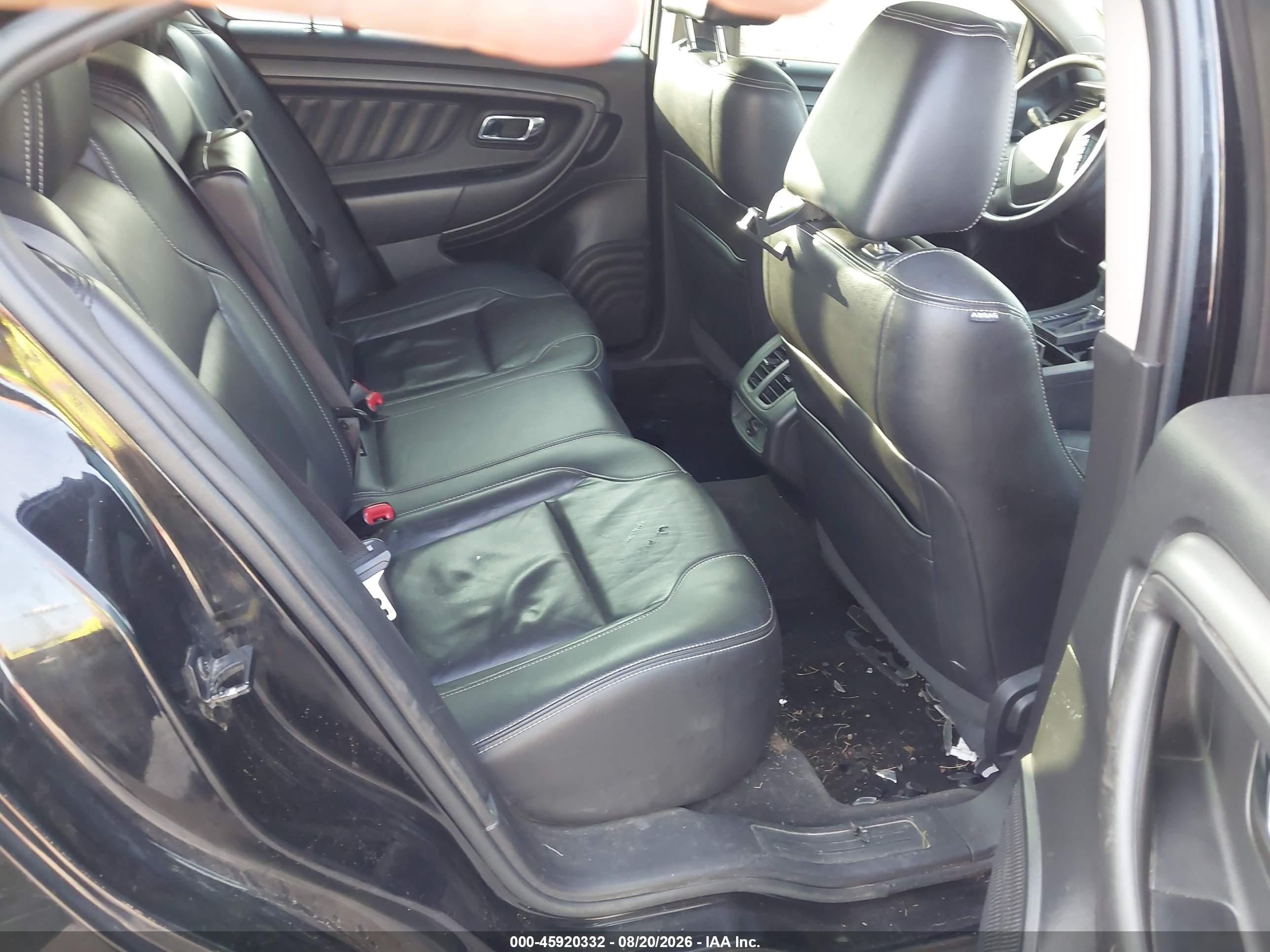 2012 Ford Taurus Sel Black vin: 1FAHP2HW0CG115864