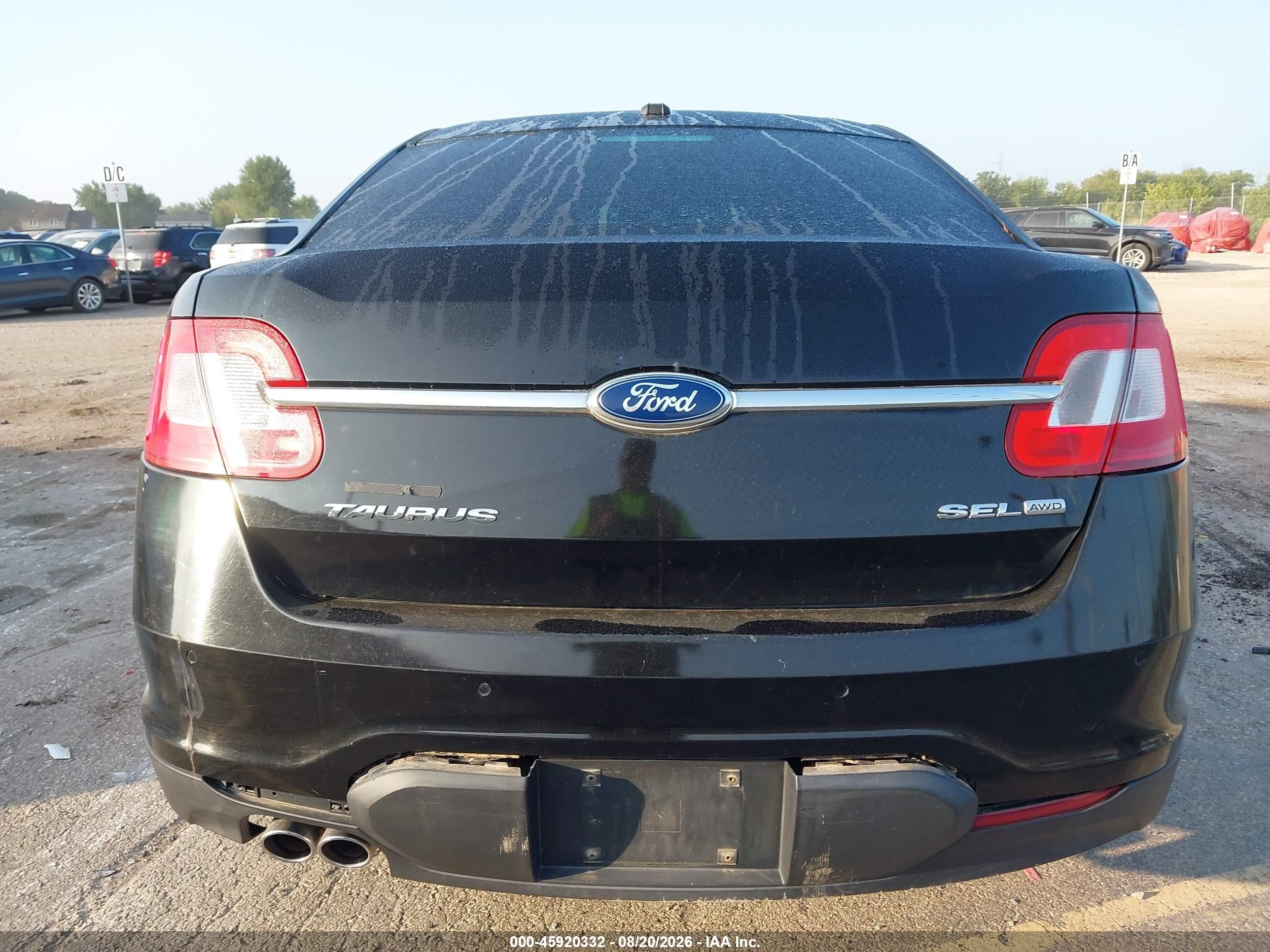 2012 Ford Taurus Sel Black vin: 1FAHP2HW0CG115864