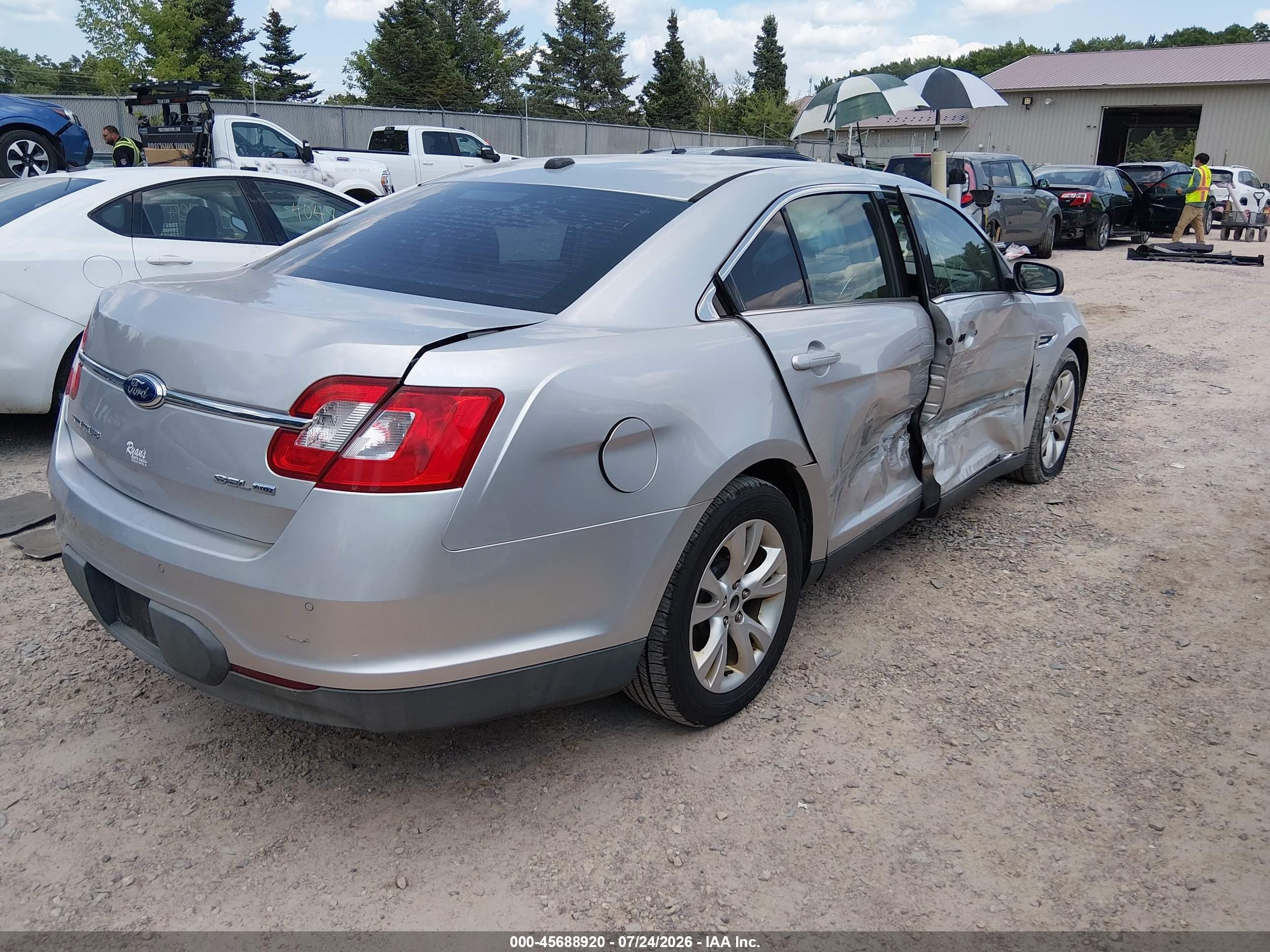 2011 Ford Taurus Sel Silver vin: 1FAHP2HW1BG144871