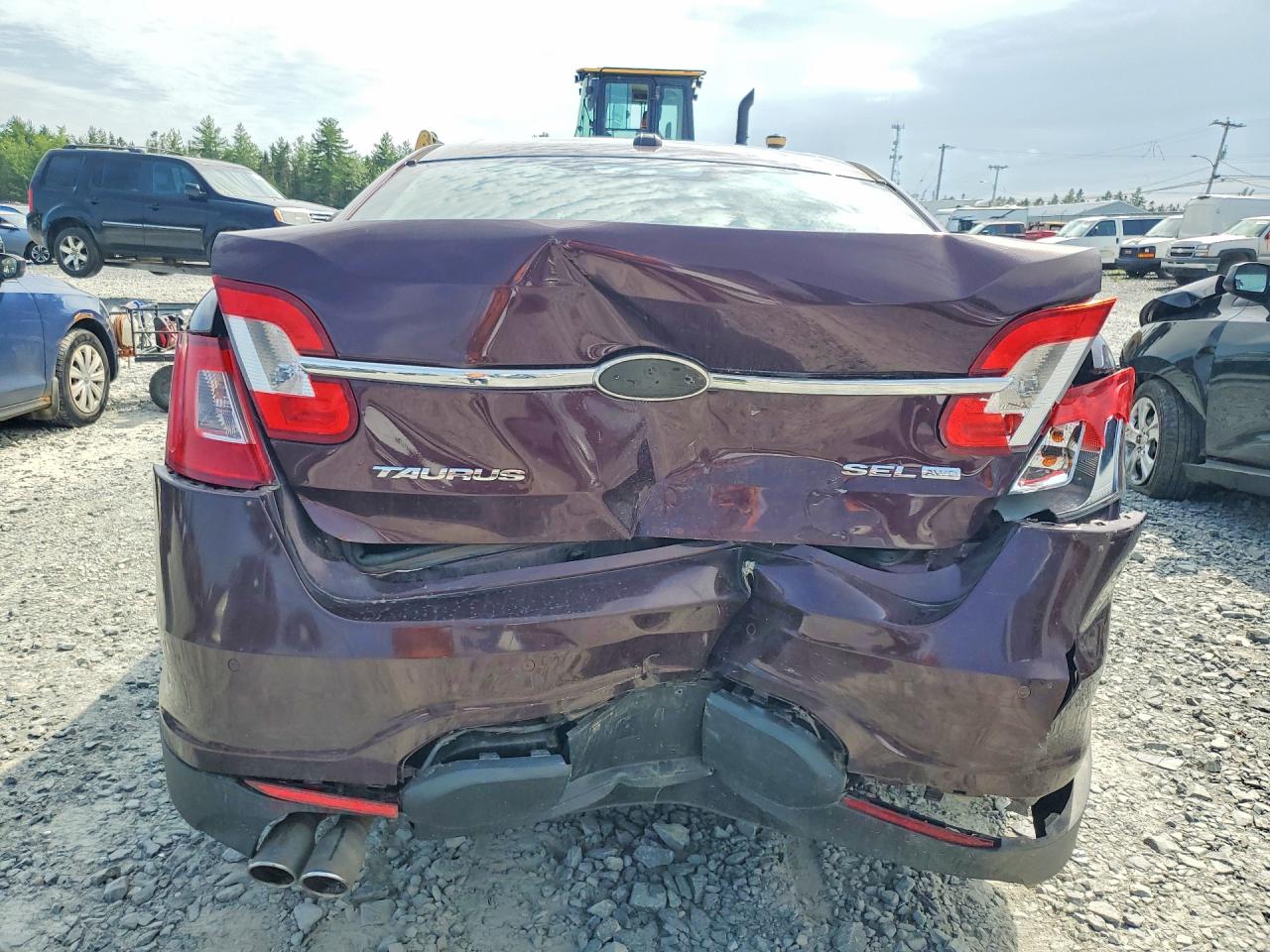 2011 Ford Taurus Sel Burgundy vin: 1FAHP2HW2BG181444