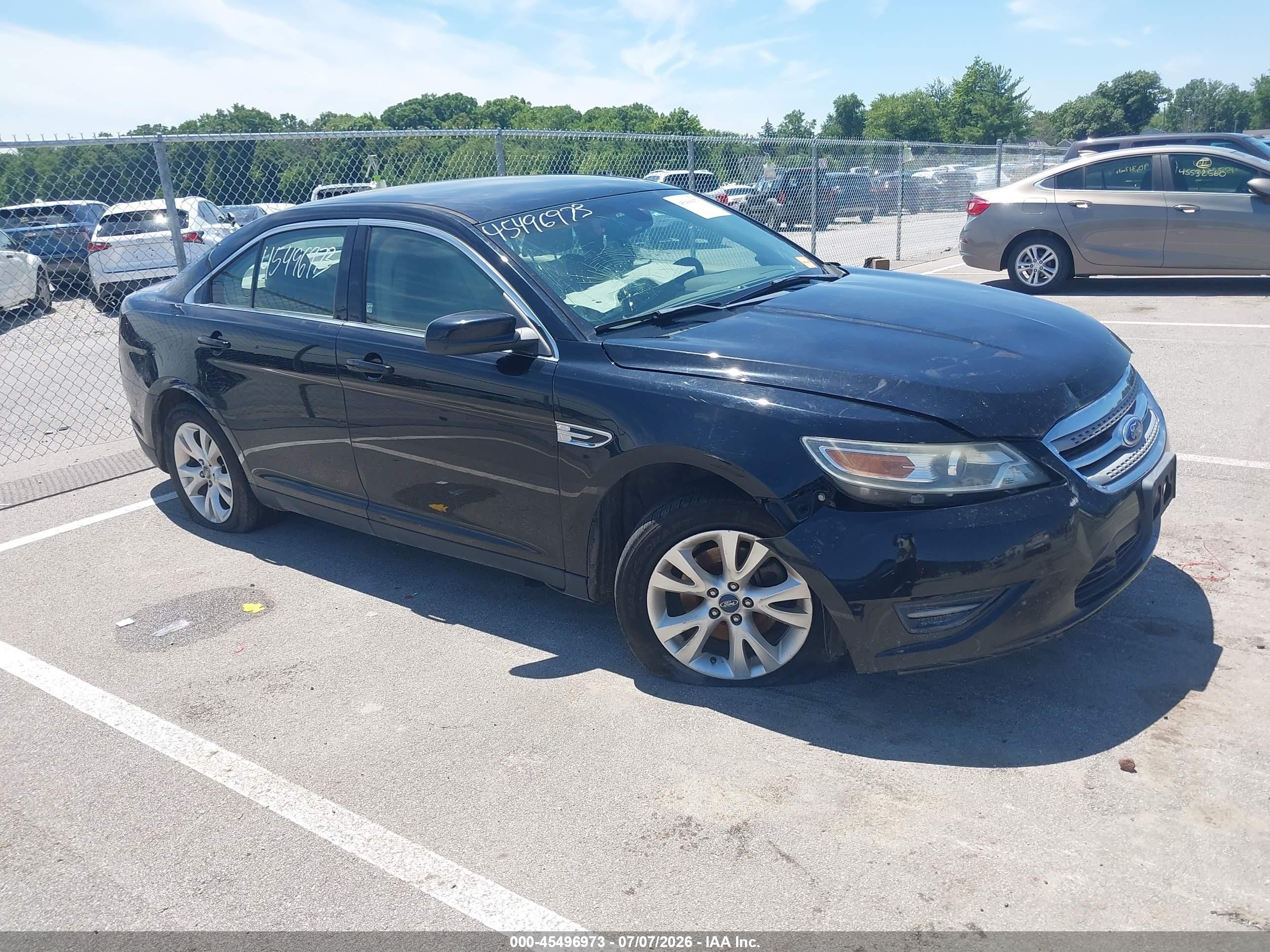 2012 Ford Taurus Sel Black vin: 1FAHP2HW2CG109743