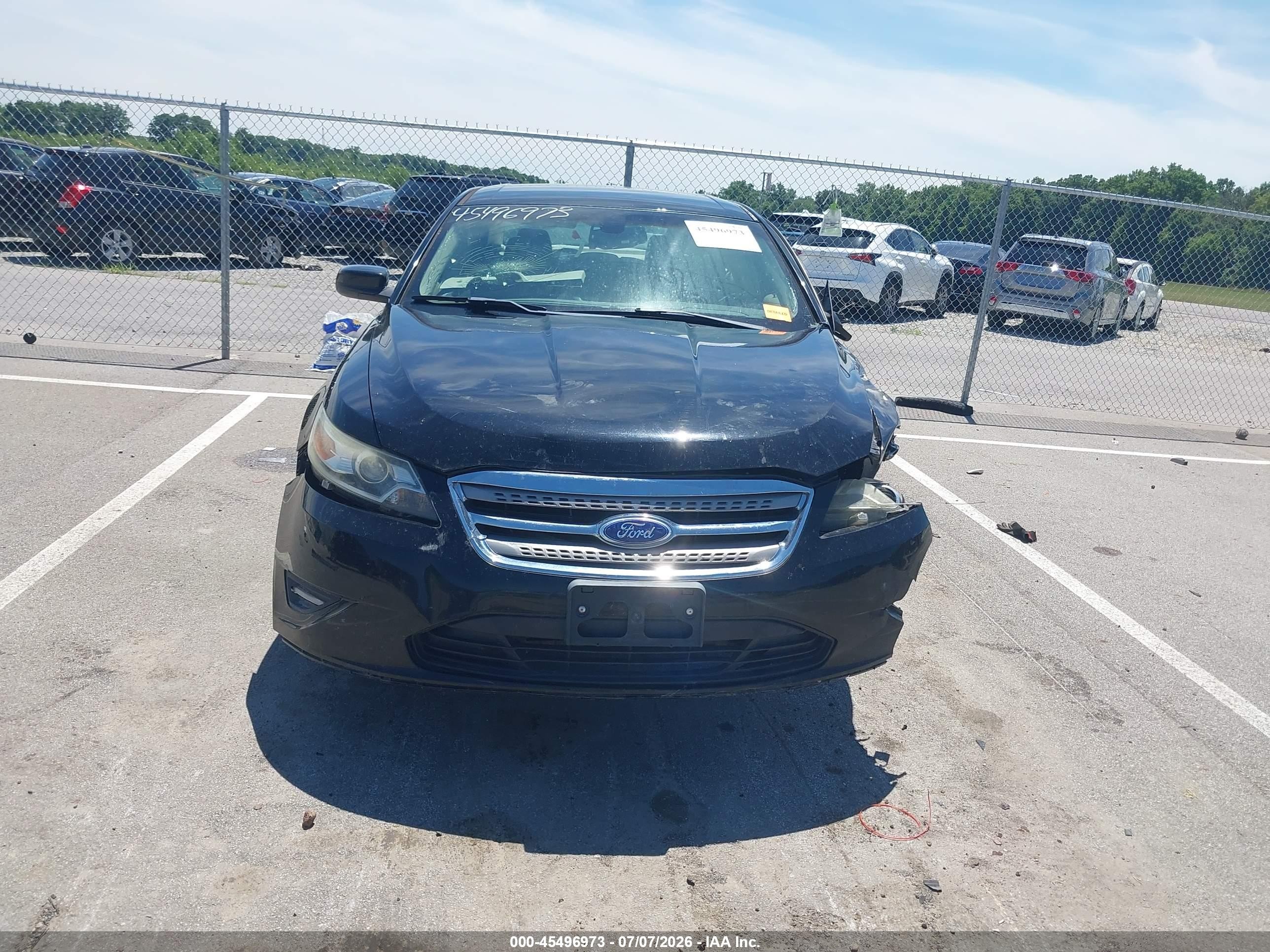 2012 Ford Taurus Sel Black vin: 1FAHP2HW2CG109743