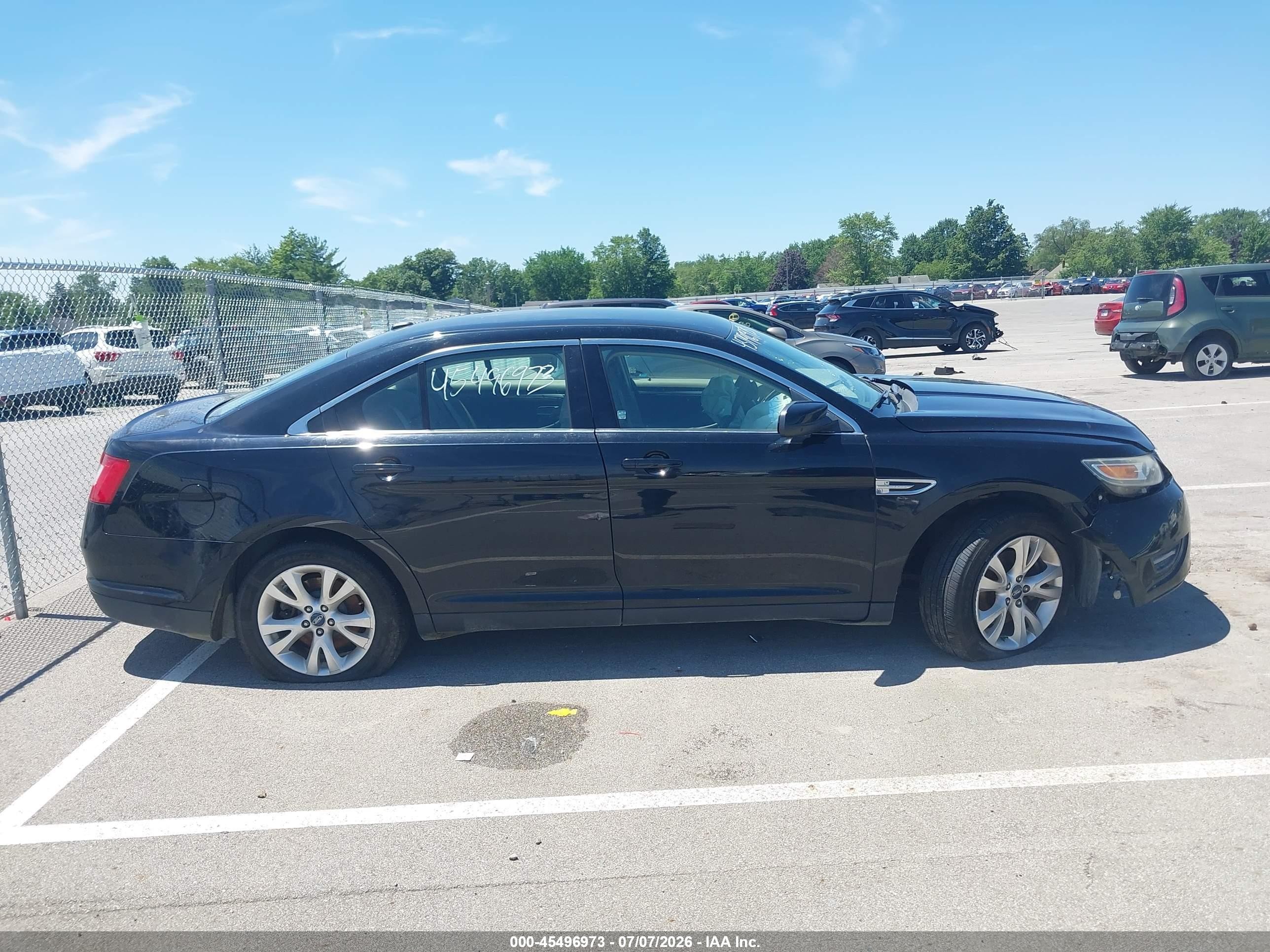 2012 Ford Taurus Sel Black vin: 1FAHP2HW2CG109743