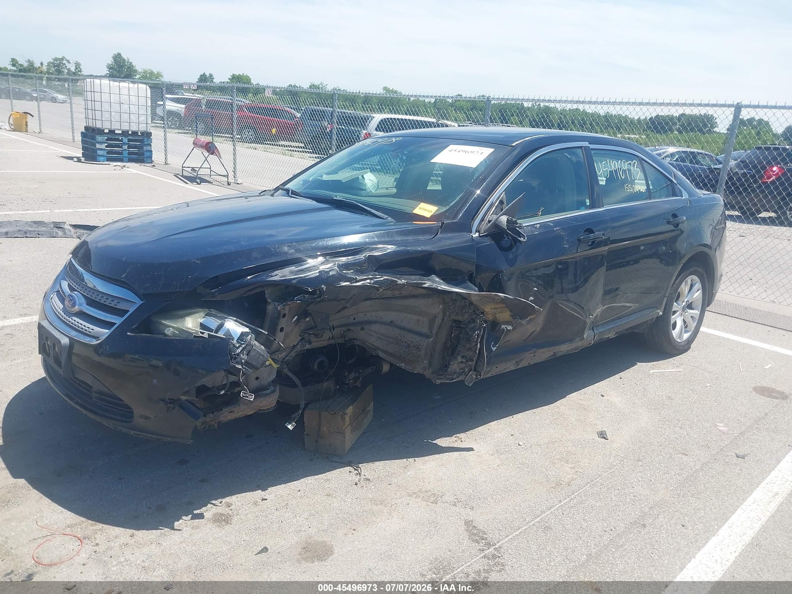 2012 Ford Taurus Sel Black vin: 1FAHP2HW2CG109743