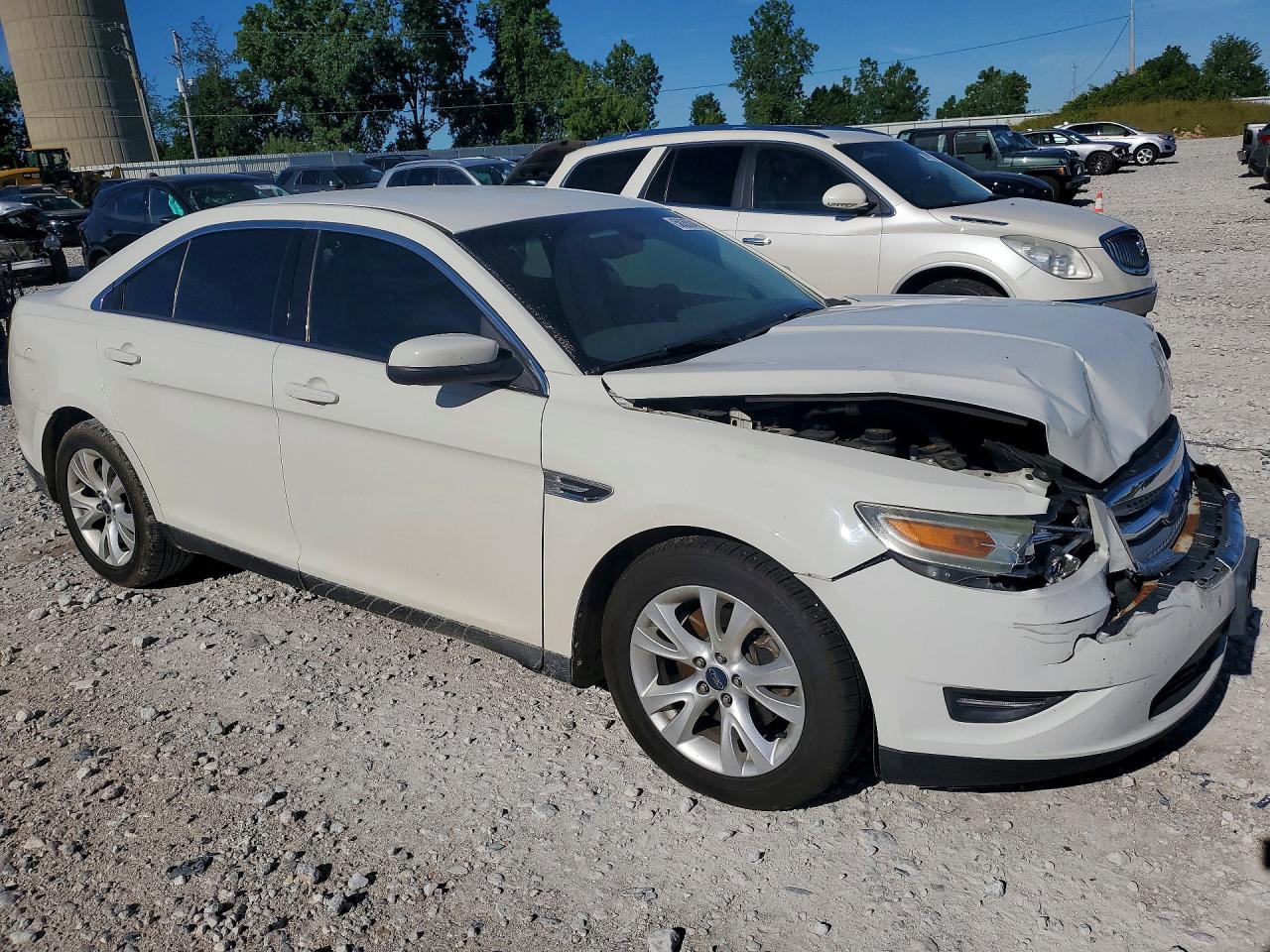 2012 Ford Taurus Sel White vin: 1FAHP2HW3CG109850