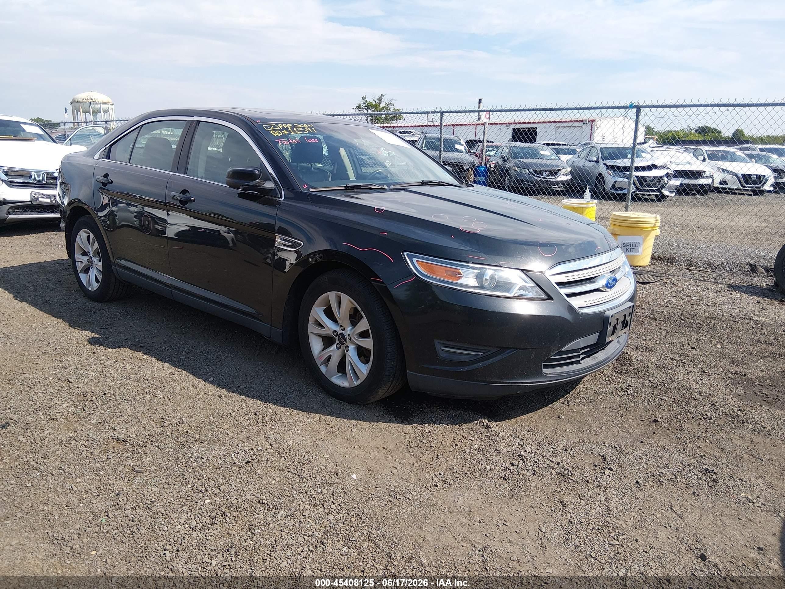 2012 Ford Taurus Sel Black vin: 1FAHP2HW3CG137213