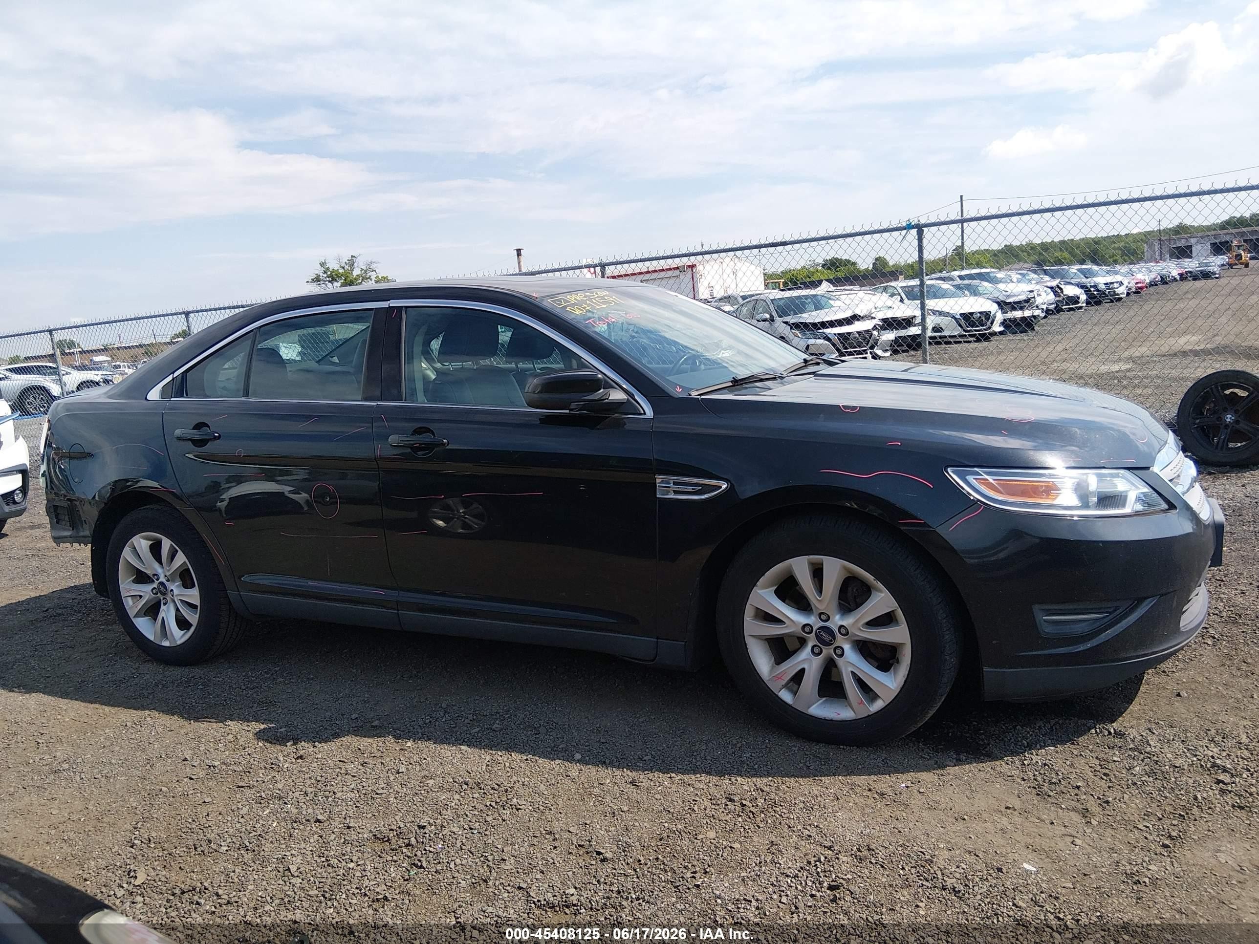 2012 Ford Taurus Sel Black vin: 1FAHP2HW3CG137213