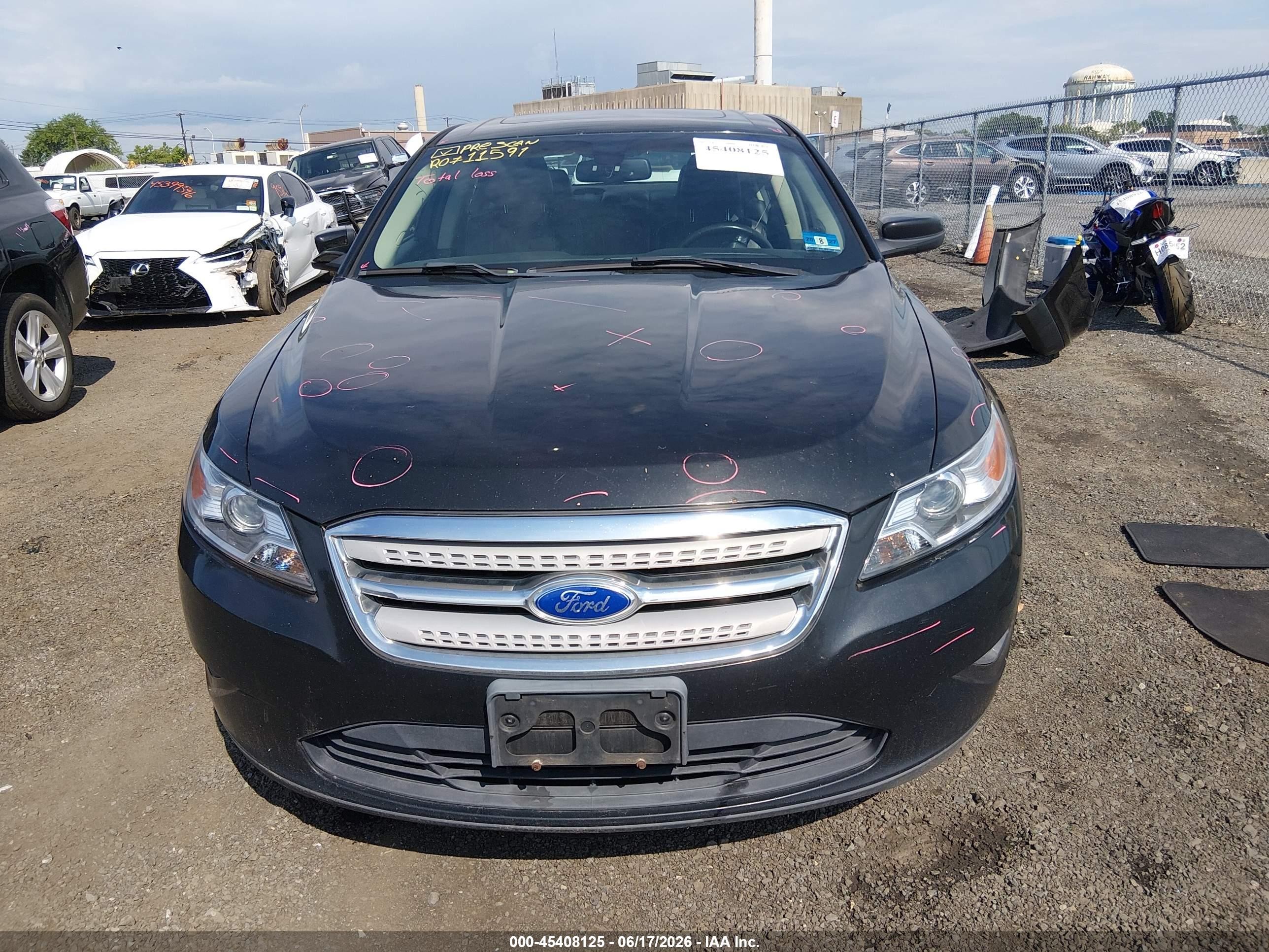 2012 Ford Taurus Sel Black vin: 1FAHP2HW3CG137213