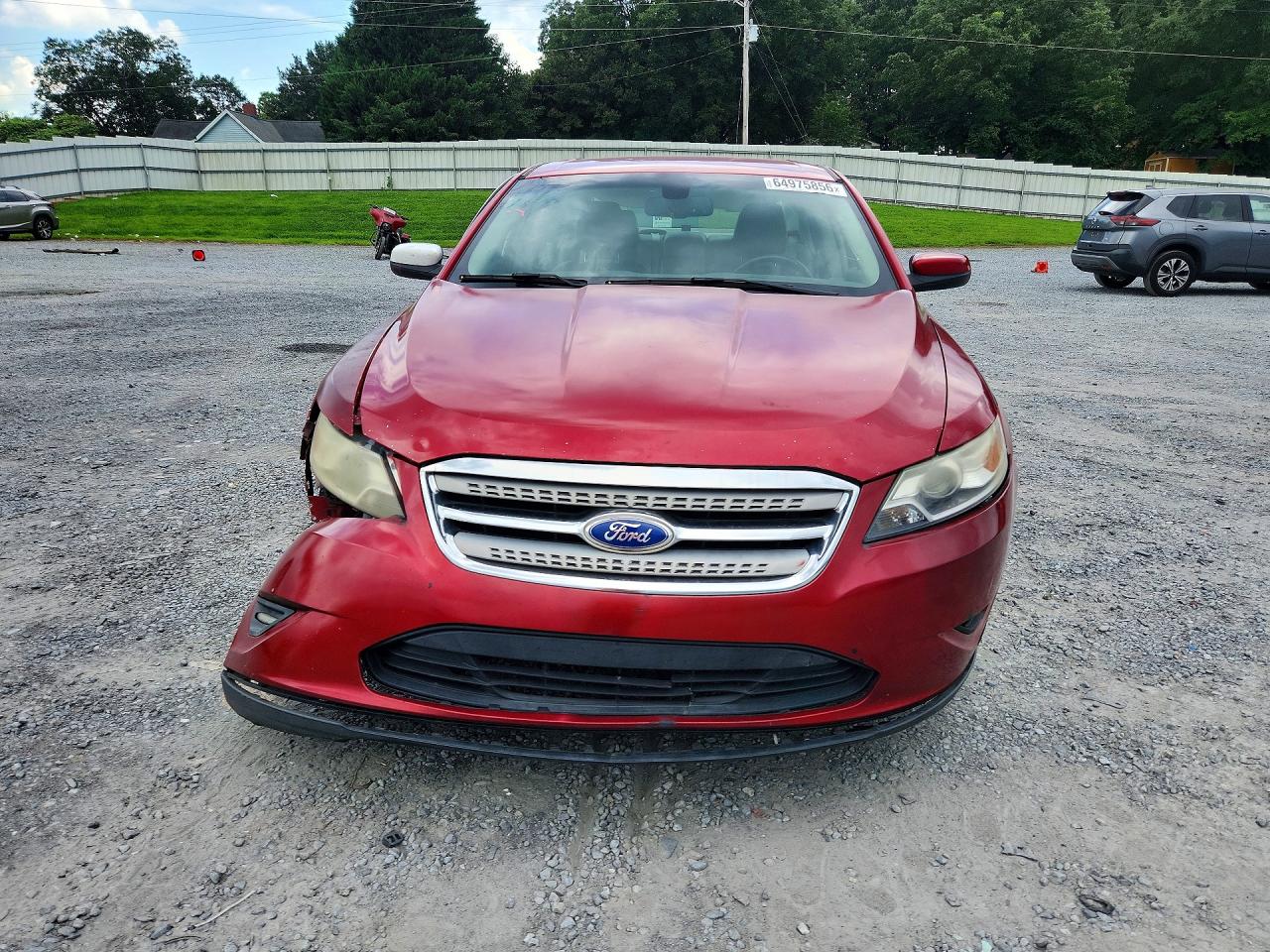 2012 Ford Taurus Sel Красный vin: 1FAHP2HW4CG116676