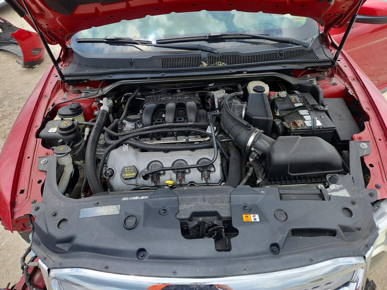 2011 Ford Taurus Sel Red vin: 1FAHP2HW5BG108939