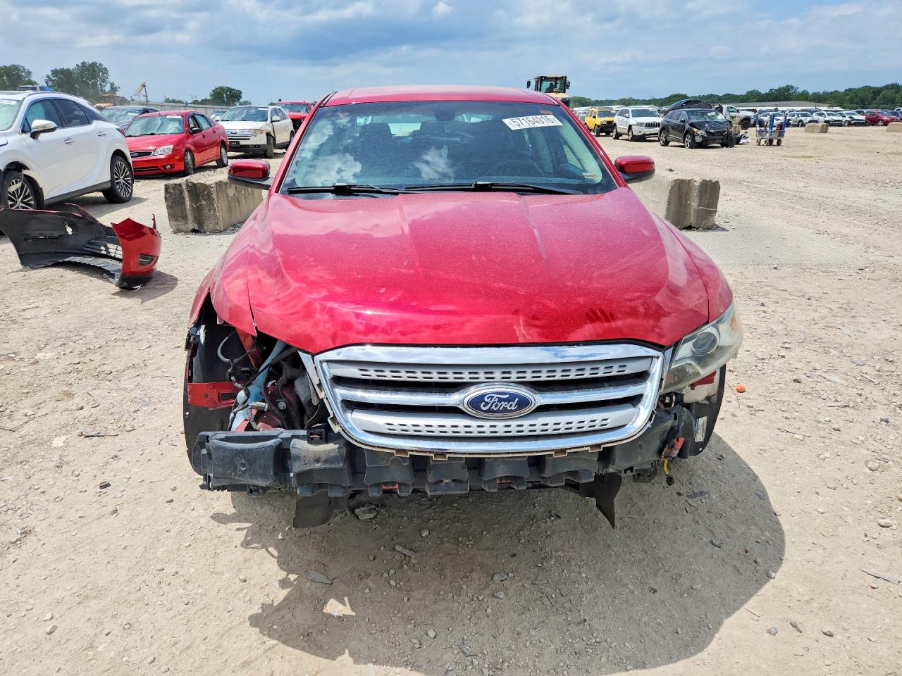 2011 Ford Taurus Sel Red vin: 1FAHP2HW5BG108939