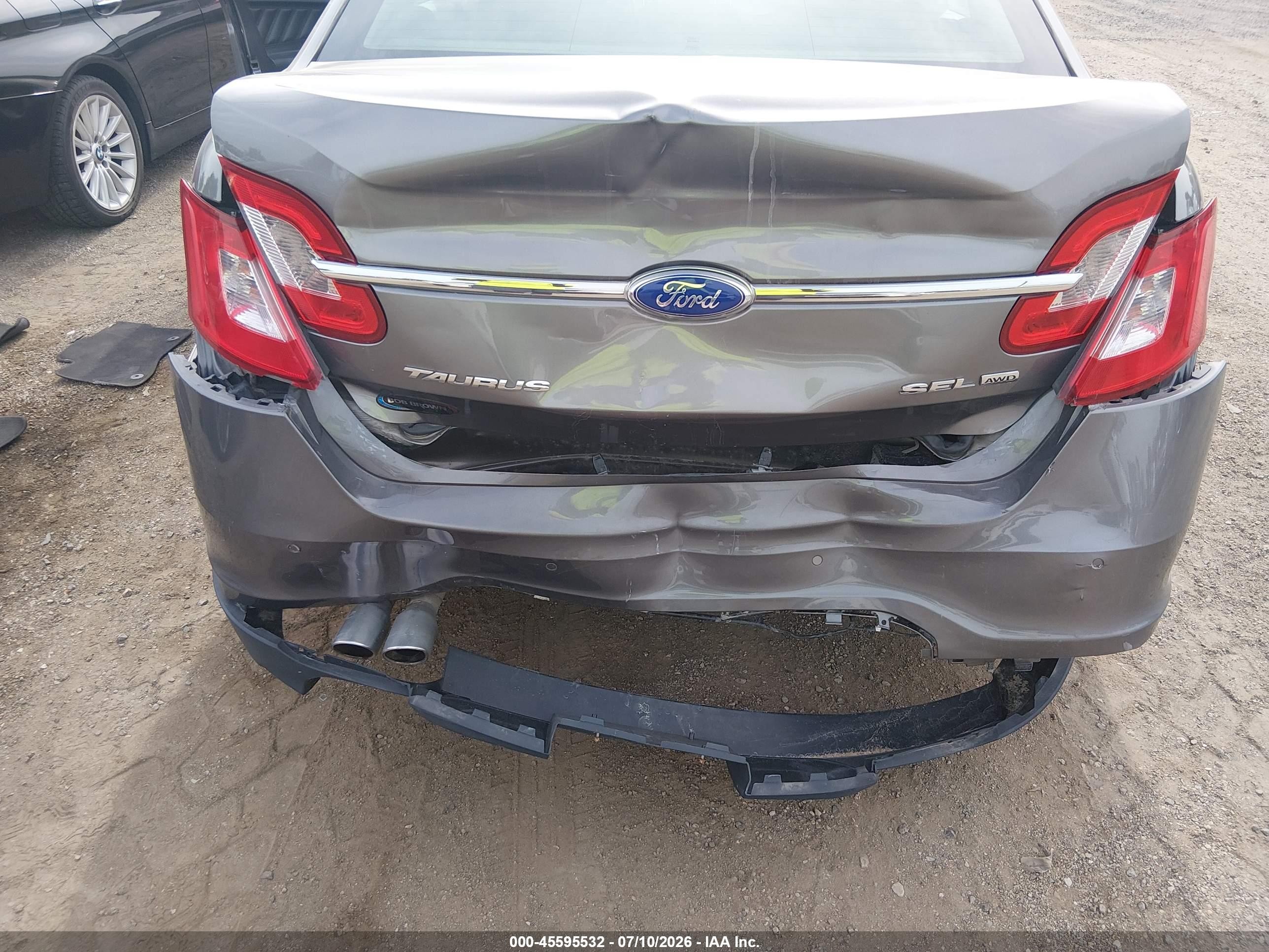 2012 Ford Taurus Sel Gray vin: 1FAHP2HW6CG136296