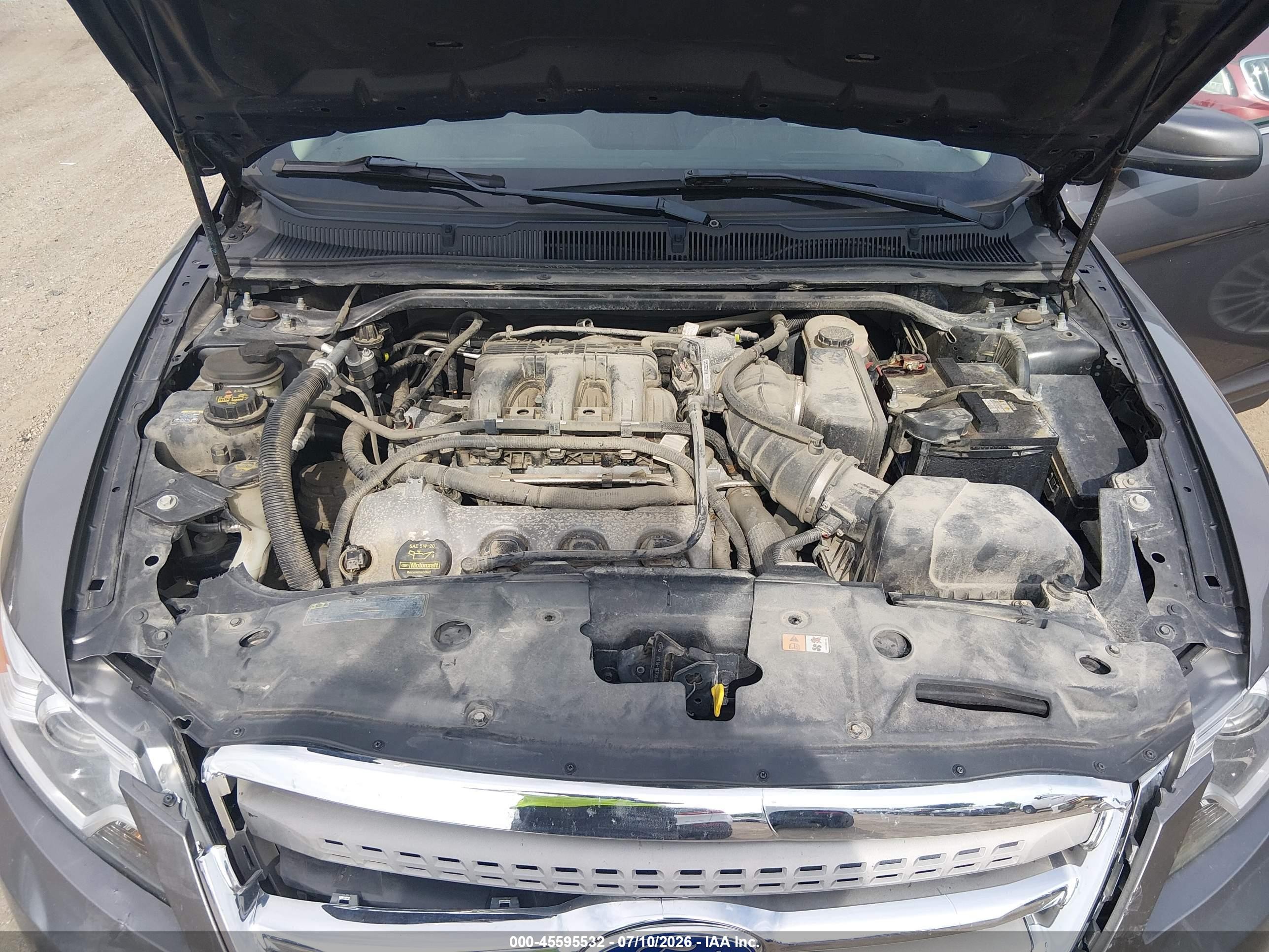 2012 Ford Taurus Sel Gray vin: 1FAHP2HW6CG136296