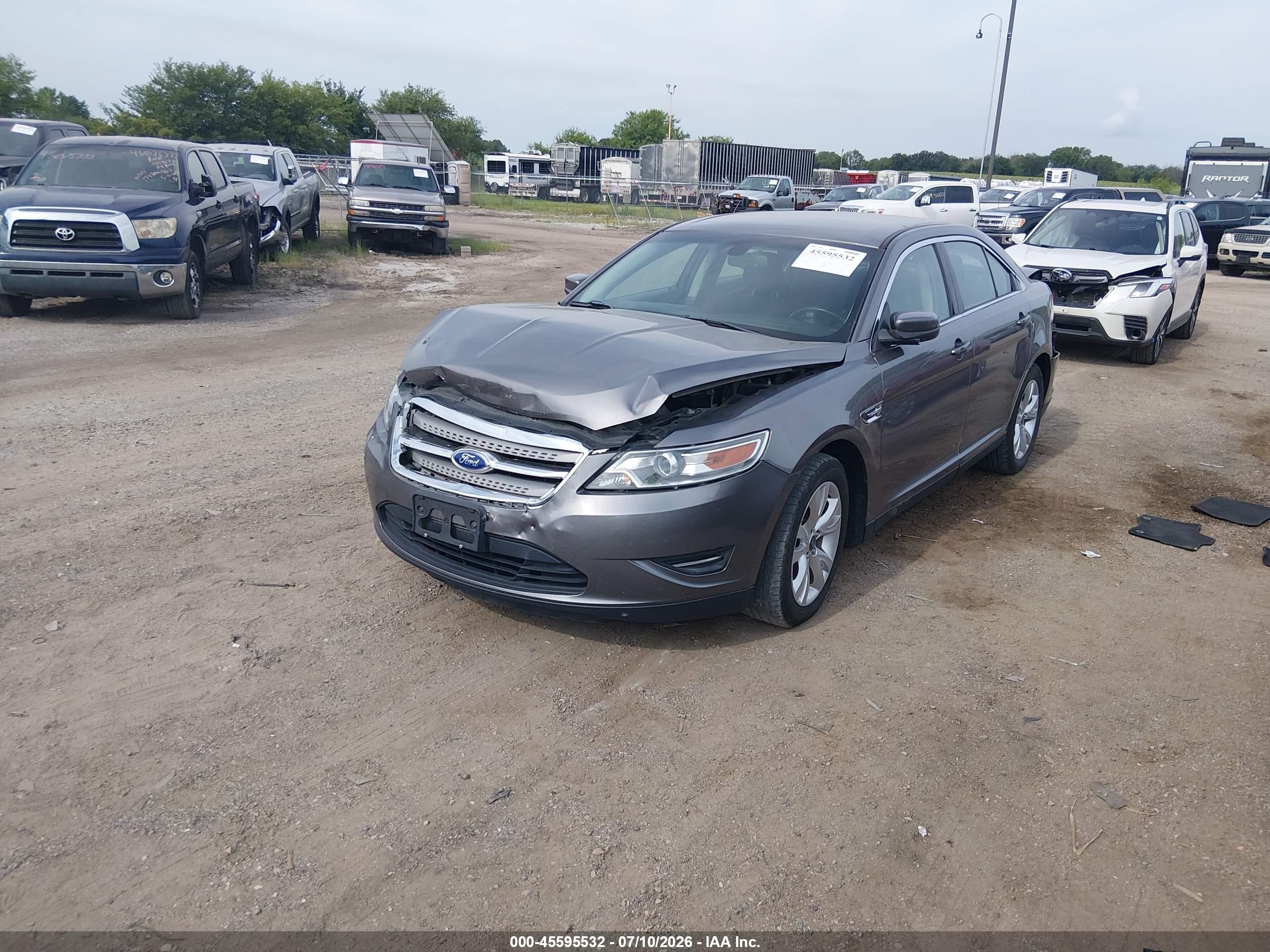 2012 Ford Taurus Sel Gray vin: 1FAHP2HW6CG136296