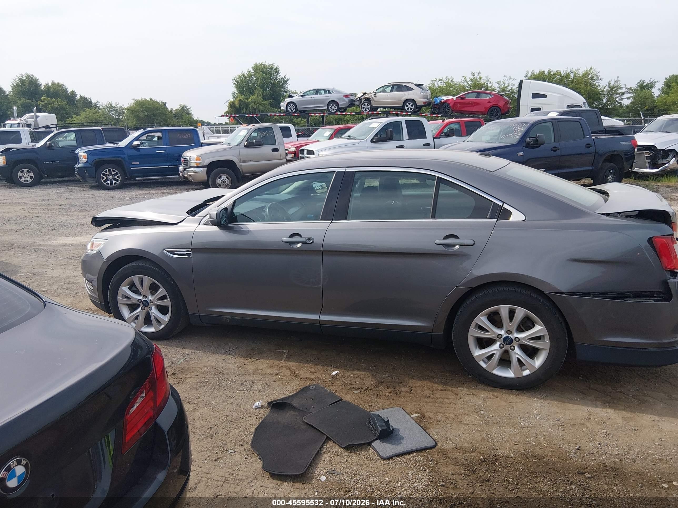2012 Ford Taurus Sel Gray vin: 1FAHP2HW6CG136296