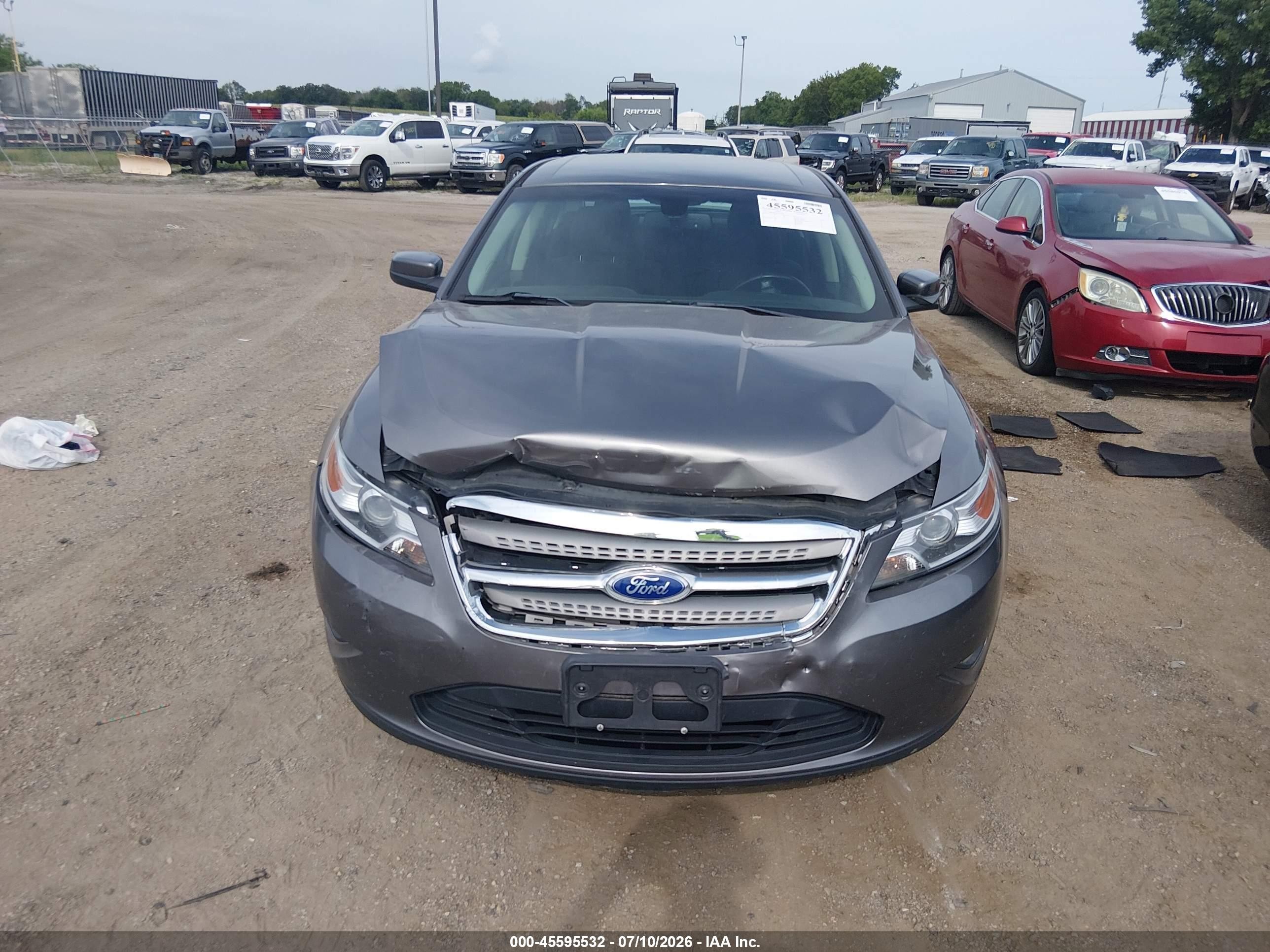 2012 Ford Taurus Sel Gray vin: 1FAHP2HW6CG136296