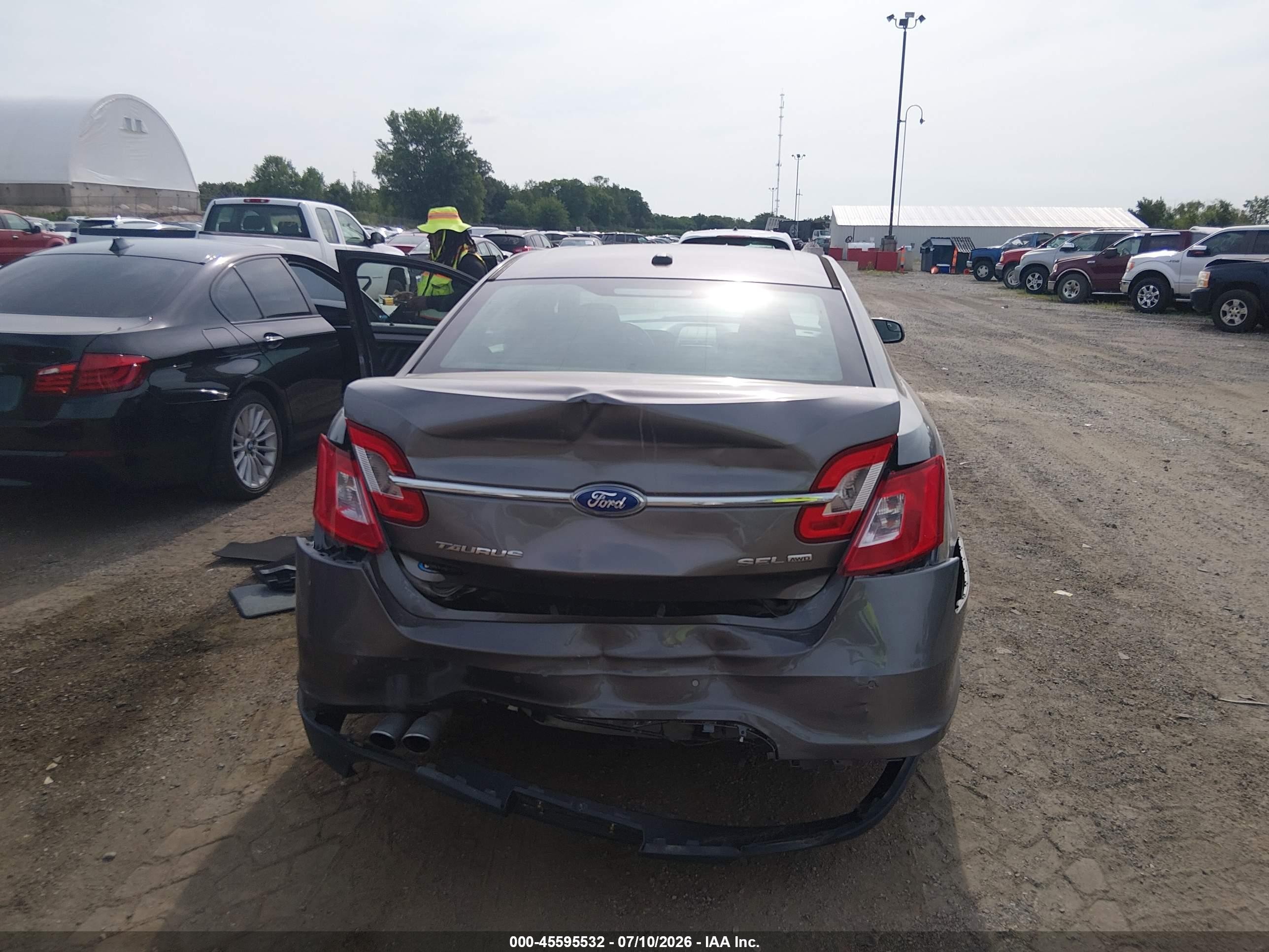 2012 Ford Taurus Sel Gray vin: 1FAHP2HW6CG136296