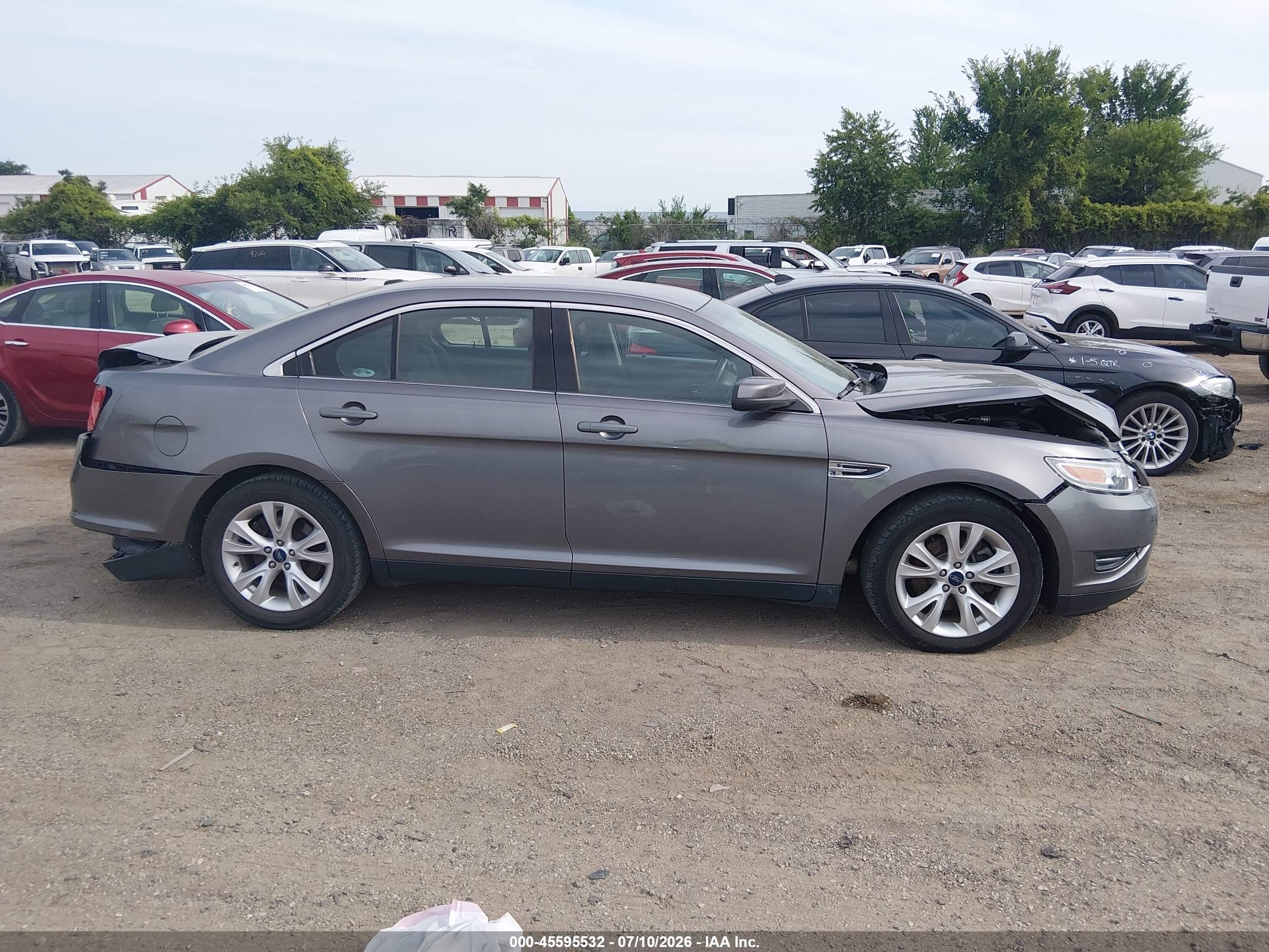 2012 Ford Taurus Sel Gray vin: 1FAHP2HW6CG136296