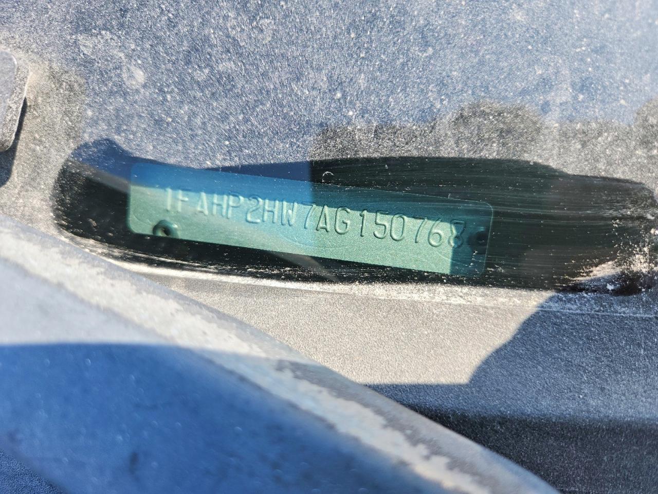 2010 Ford Taurus Sel Teal vin: 1FAHP2HW7AG150768
