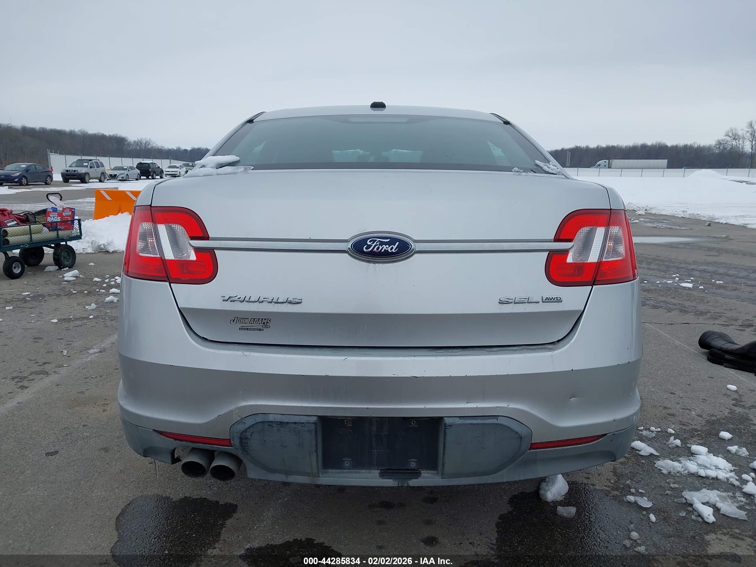 2010 Ford Taurus Sel Silver vin: 1FAHP2HW7AG166792