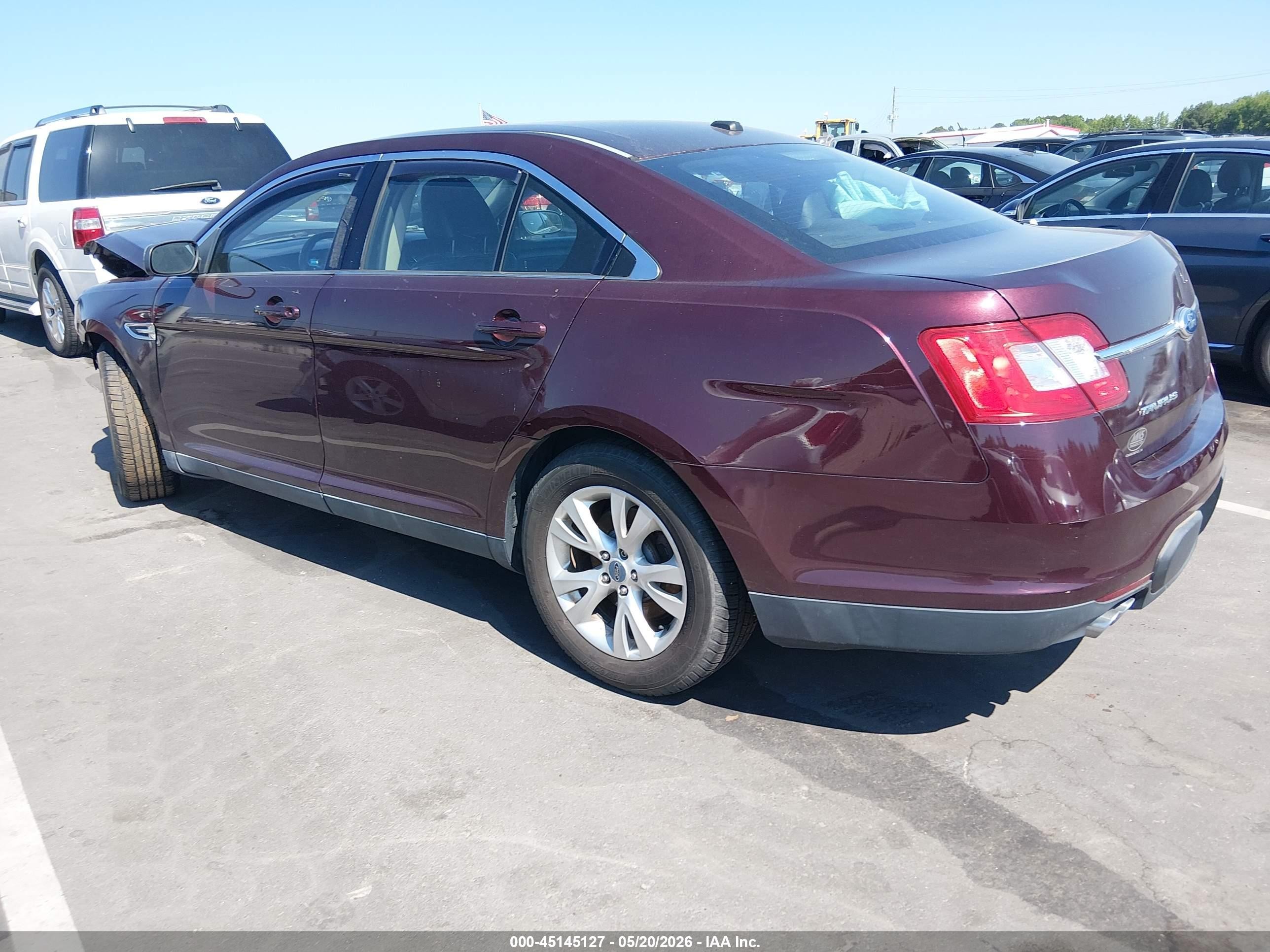 2011 Ford Taurus Sel Бордовый vin: 1FAHP2HW8BG150344