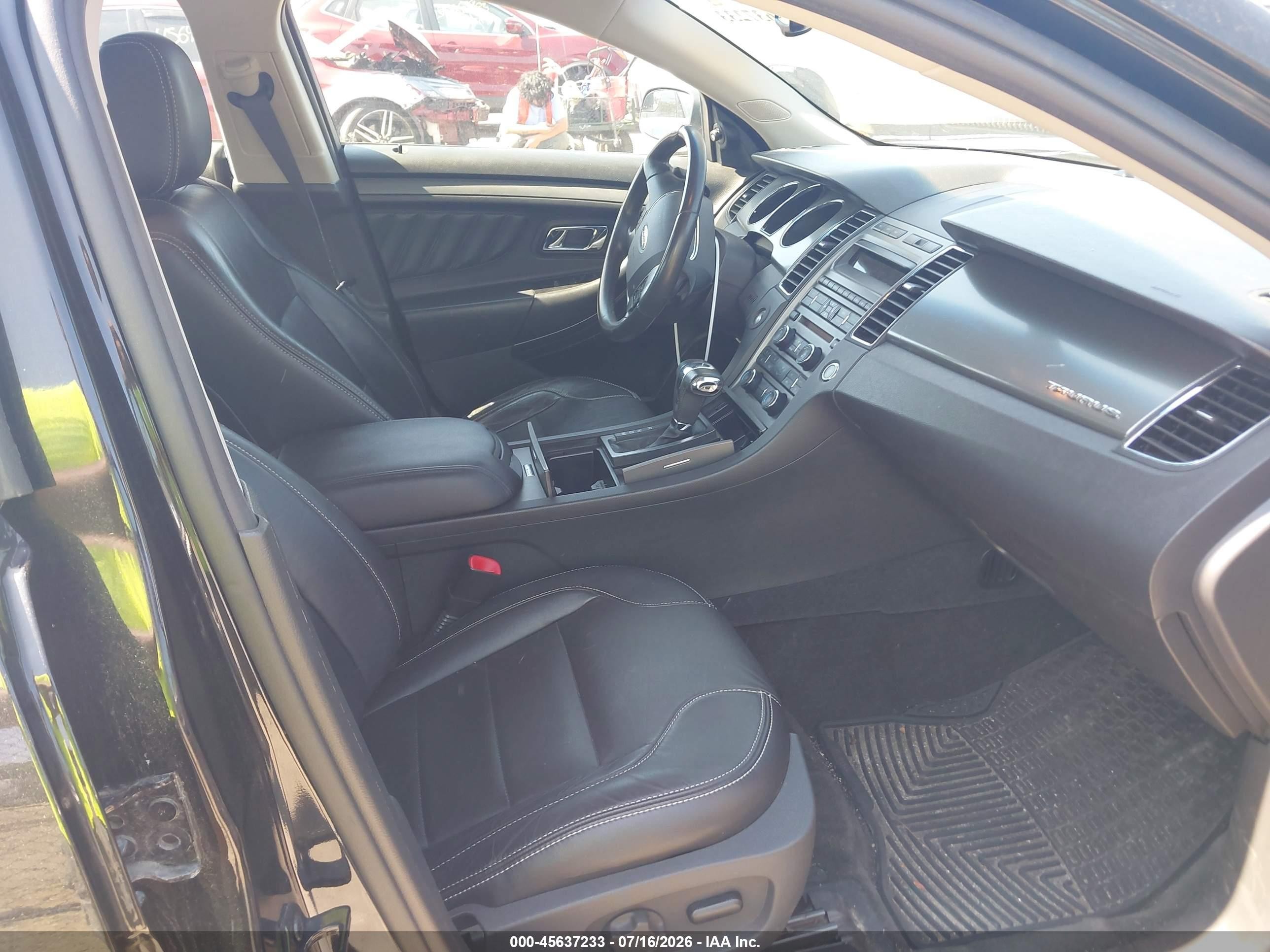 2012 Ford Taurus Sel Черный vin: 1FAHP2HW8CG144691