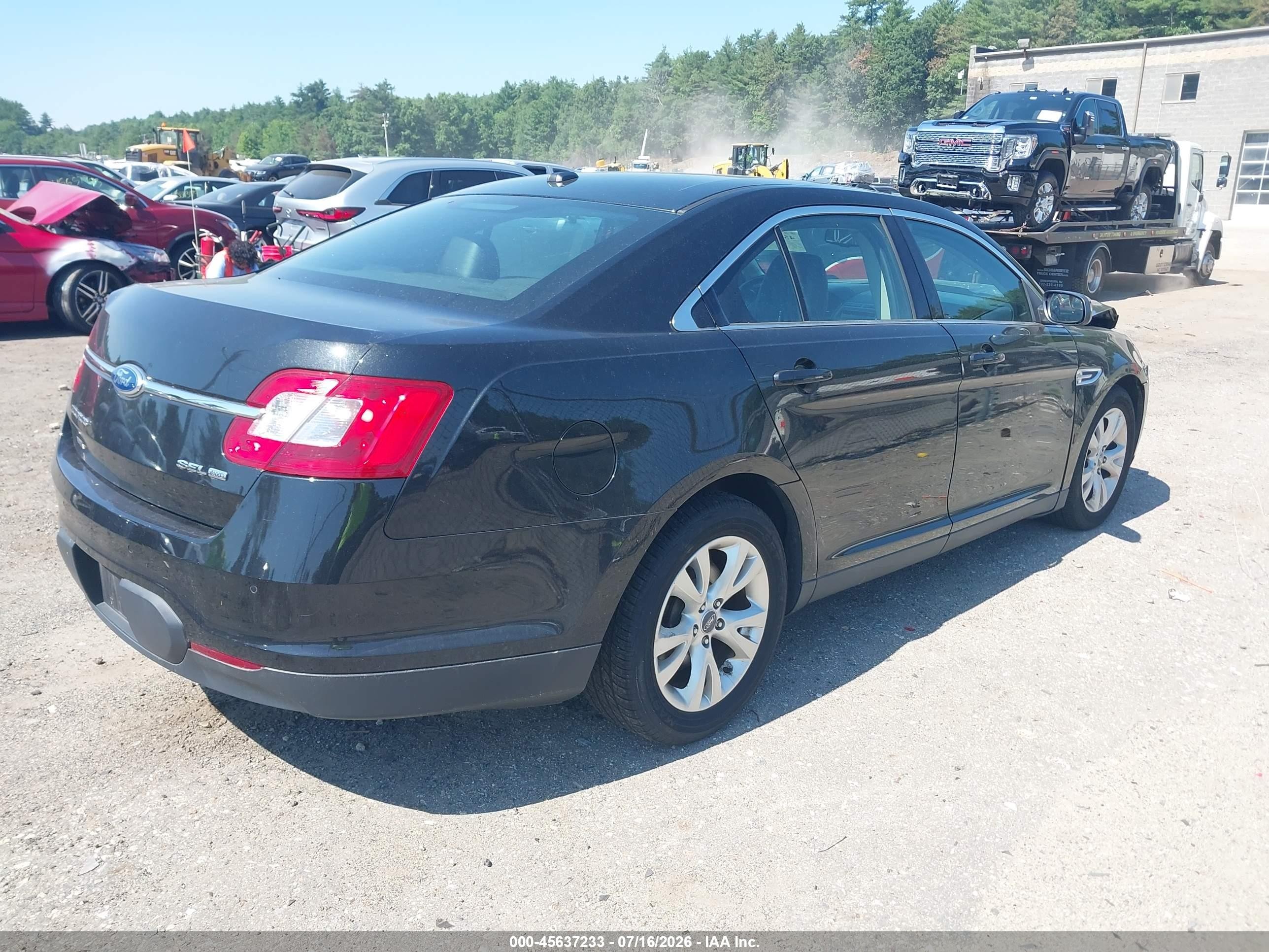2012 Ford Taurus Sel Черный vin: 1FAHP2HW8CG144691