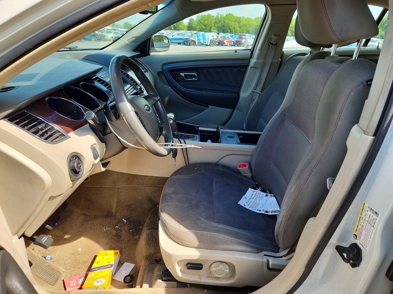 2012 Ford Taurus Sel White vin: 1FAHP2HW9CG129097