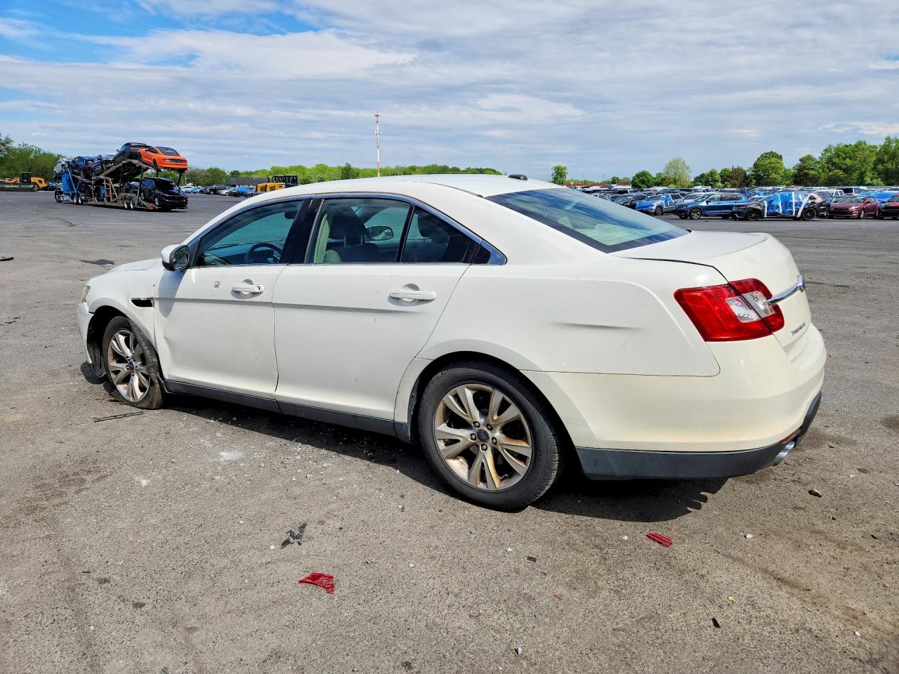 2012 Ford Taurus Sel White vin: 1FAHP2HW9CG129097
