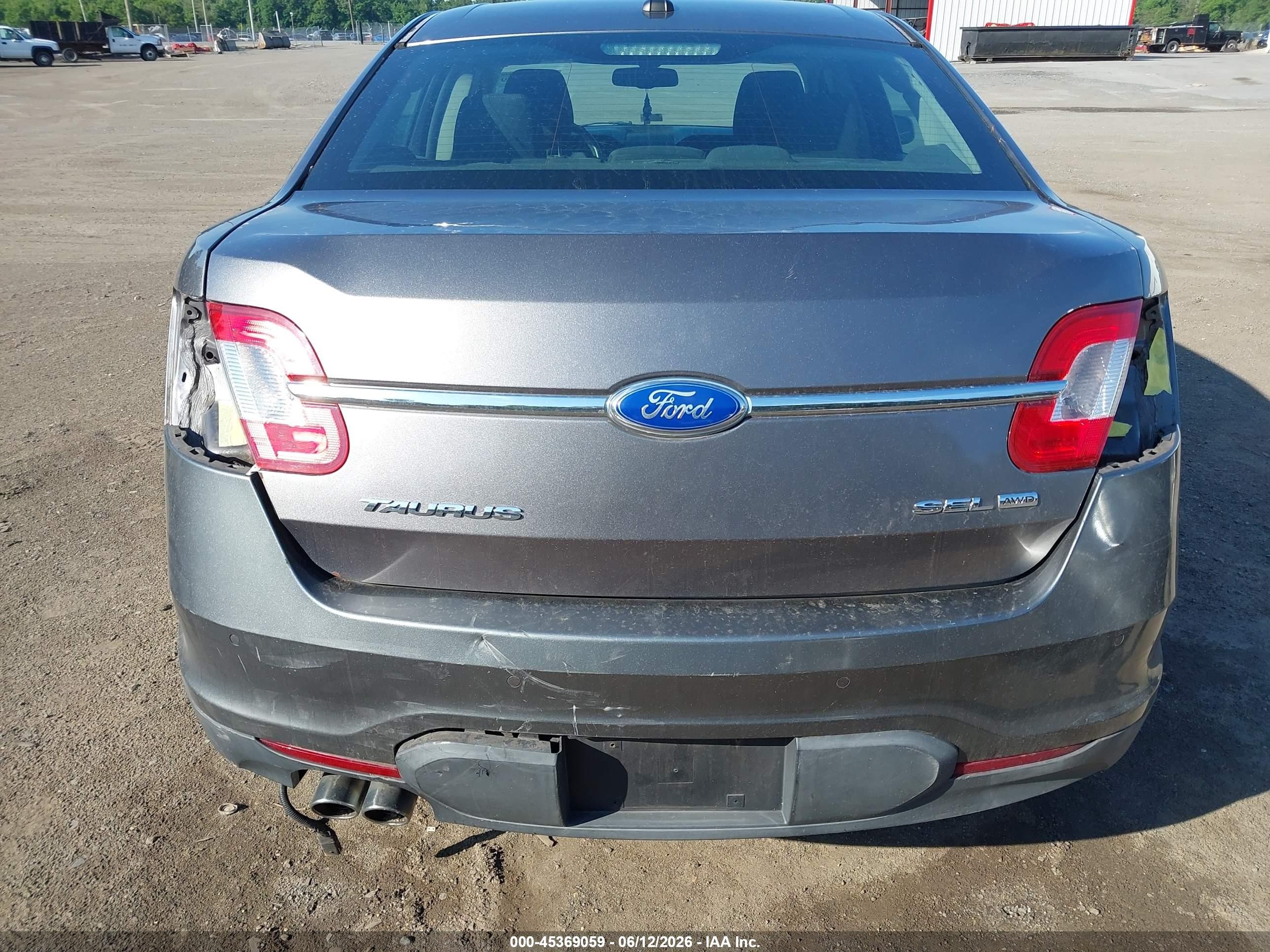 2011 Ford Taurus Sel Gray vin: 1FAHP2HWXBG180719