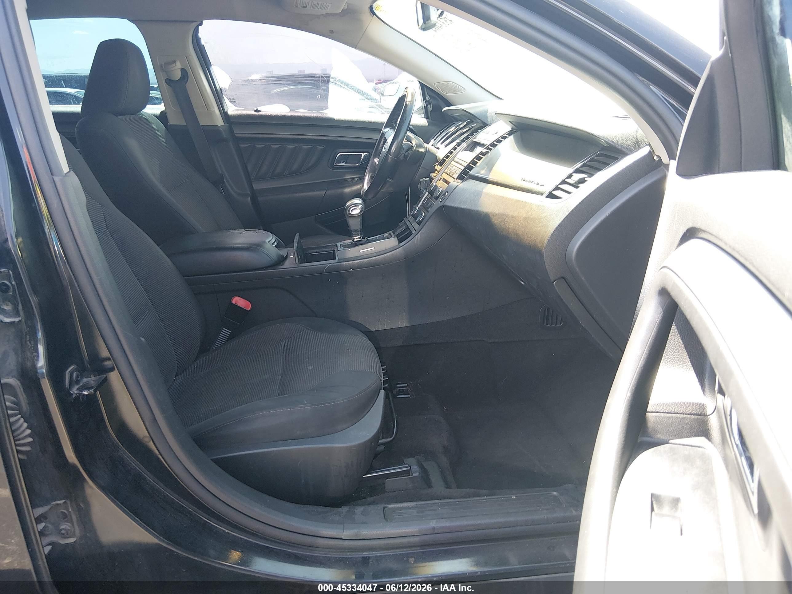 2012 Ford Taurus Sel Black vin: 1FAHP2HWXCG140528