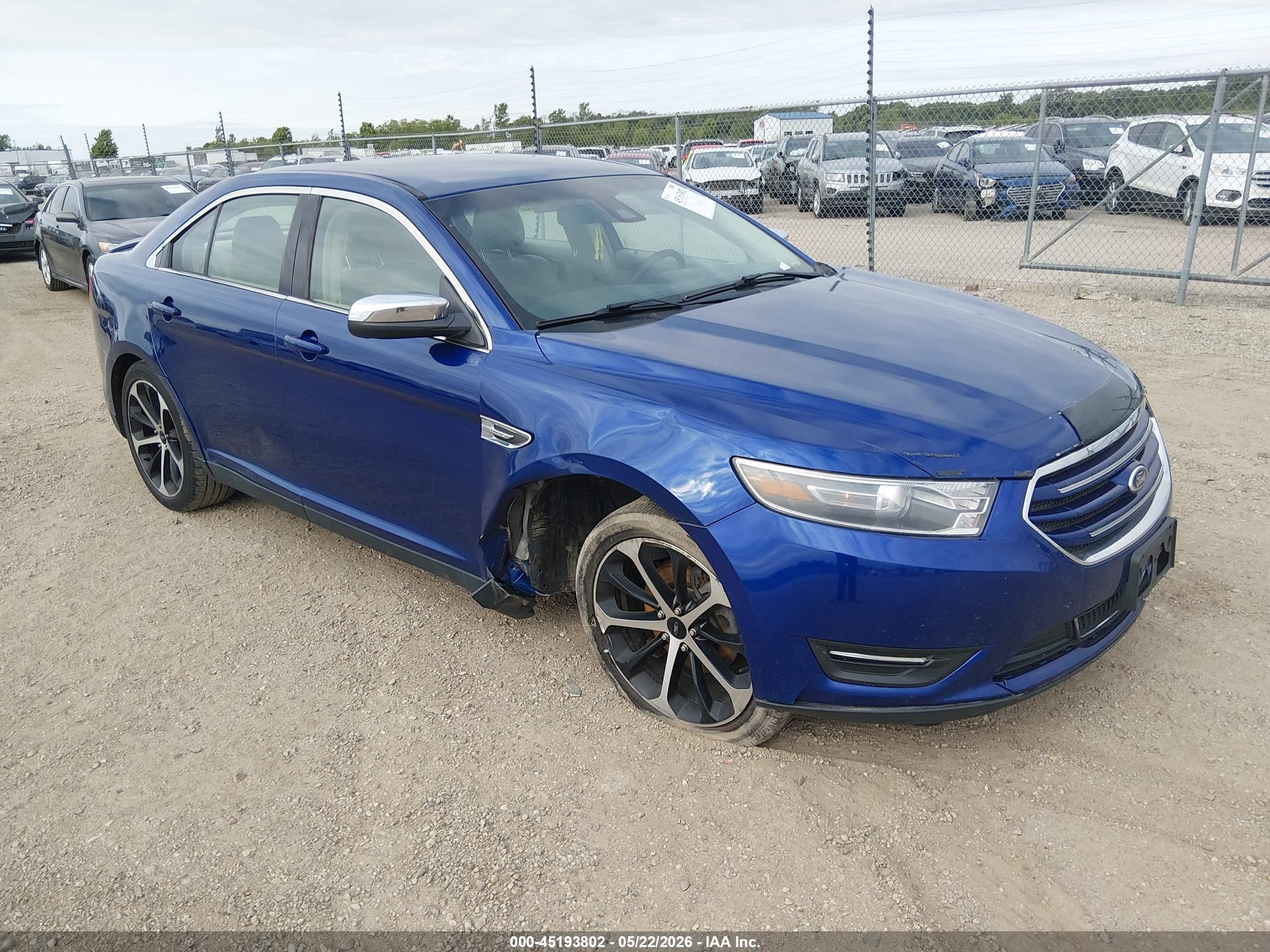 2015 Ford Taurus Limited Blue vin: 1FAHP2J80FG151148